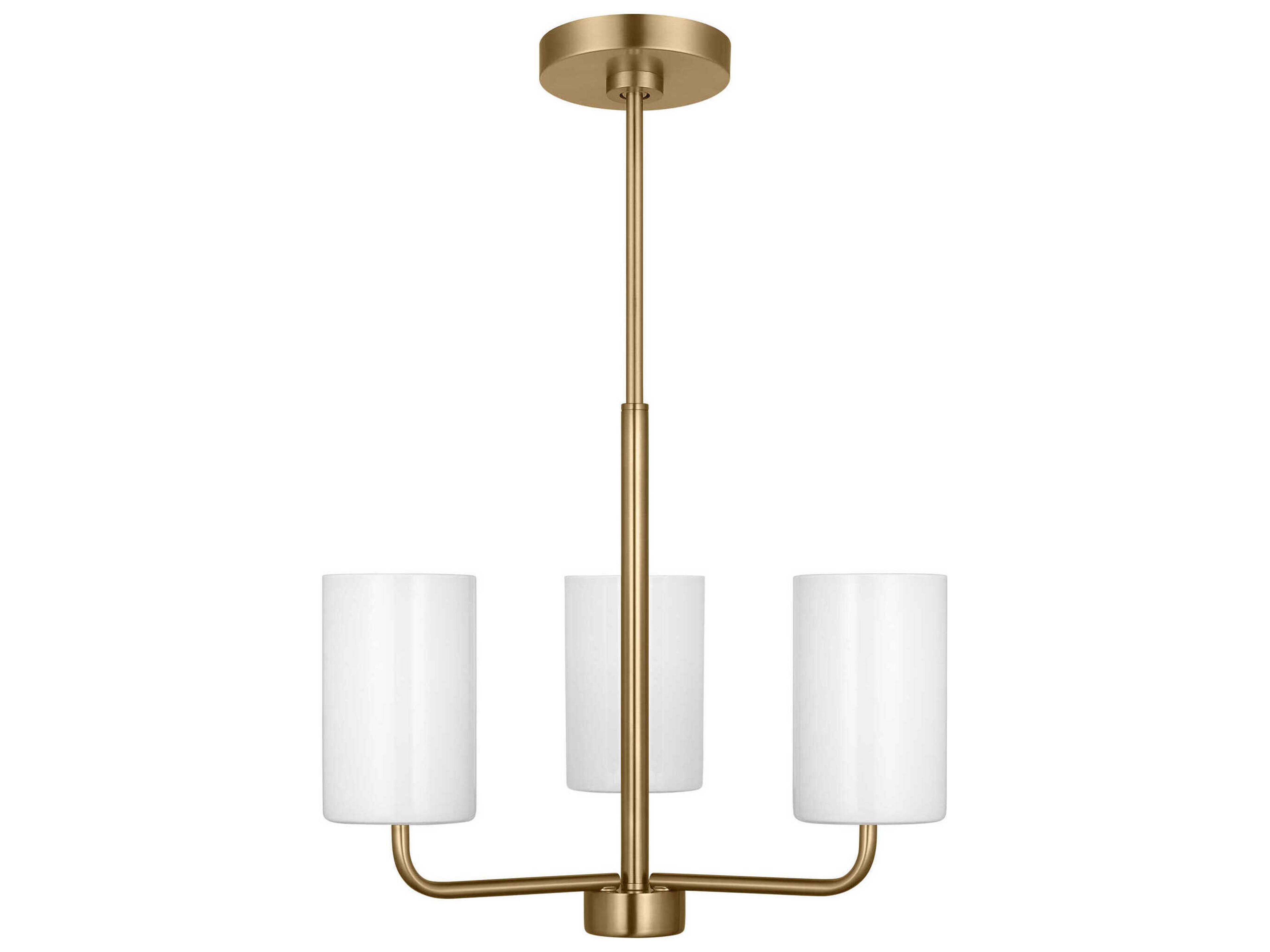 Generation Lighting Rhett 3-Light Satin Bronze Cylinder Chandelier