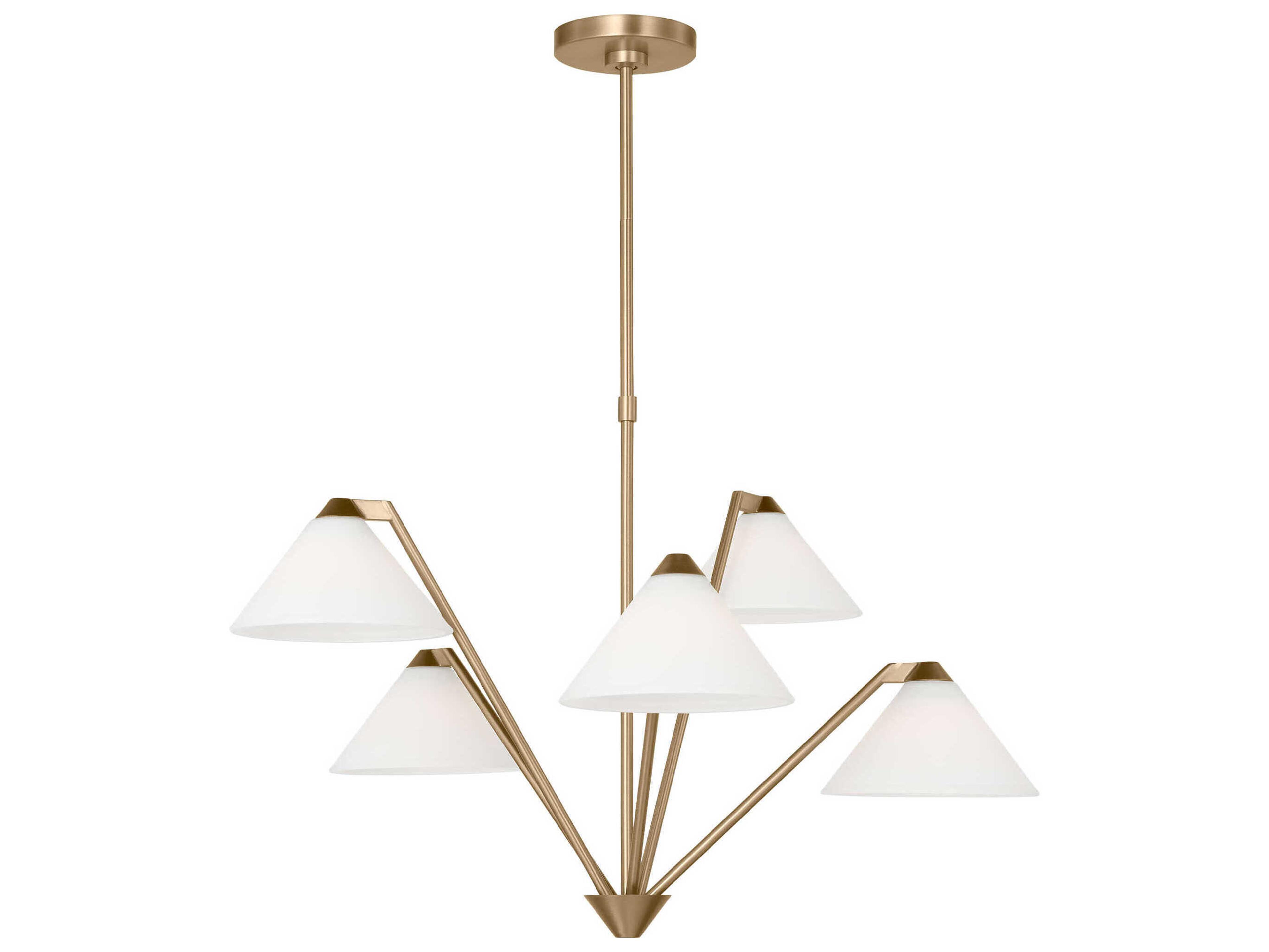 Generation Lighting Werley 5-Light Satin Brass Chandelier