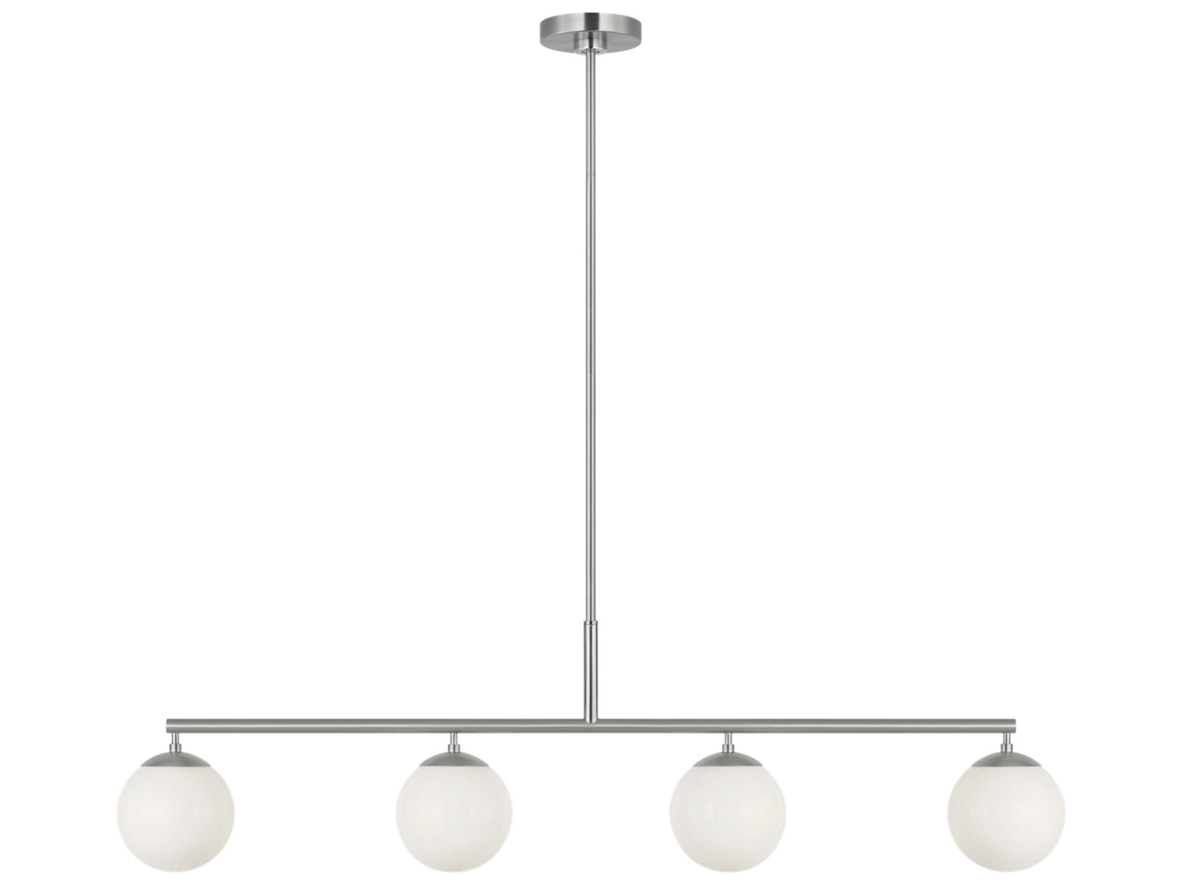 Generation Lighting Nube 4-Light Brushed Nickel Globe Island Pendant