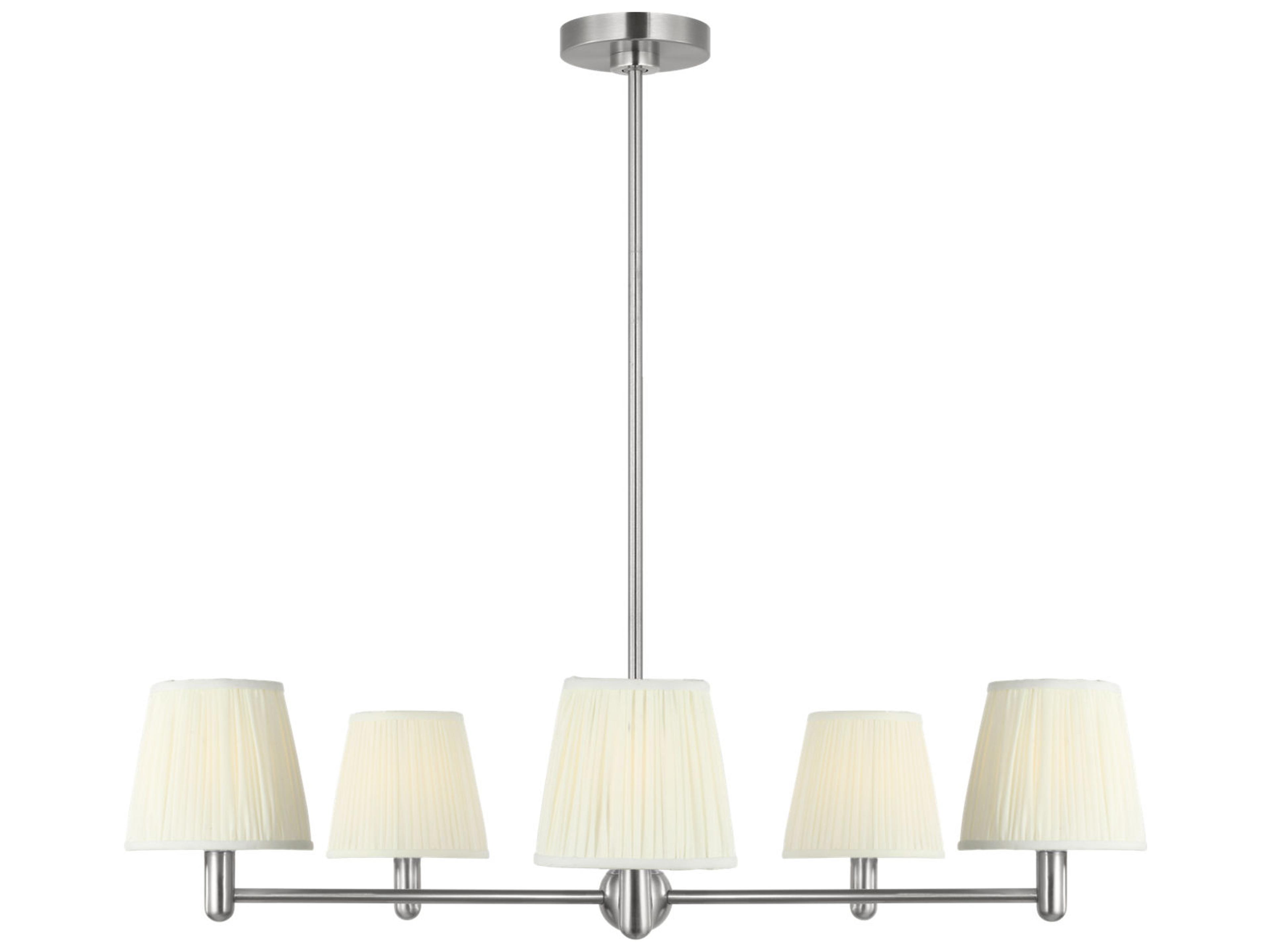 Generation Lighting Vilera 5-Light Brushed Nickel Chandelier