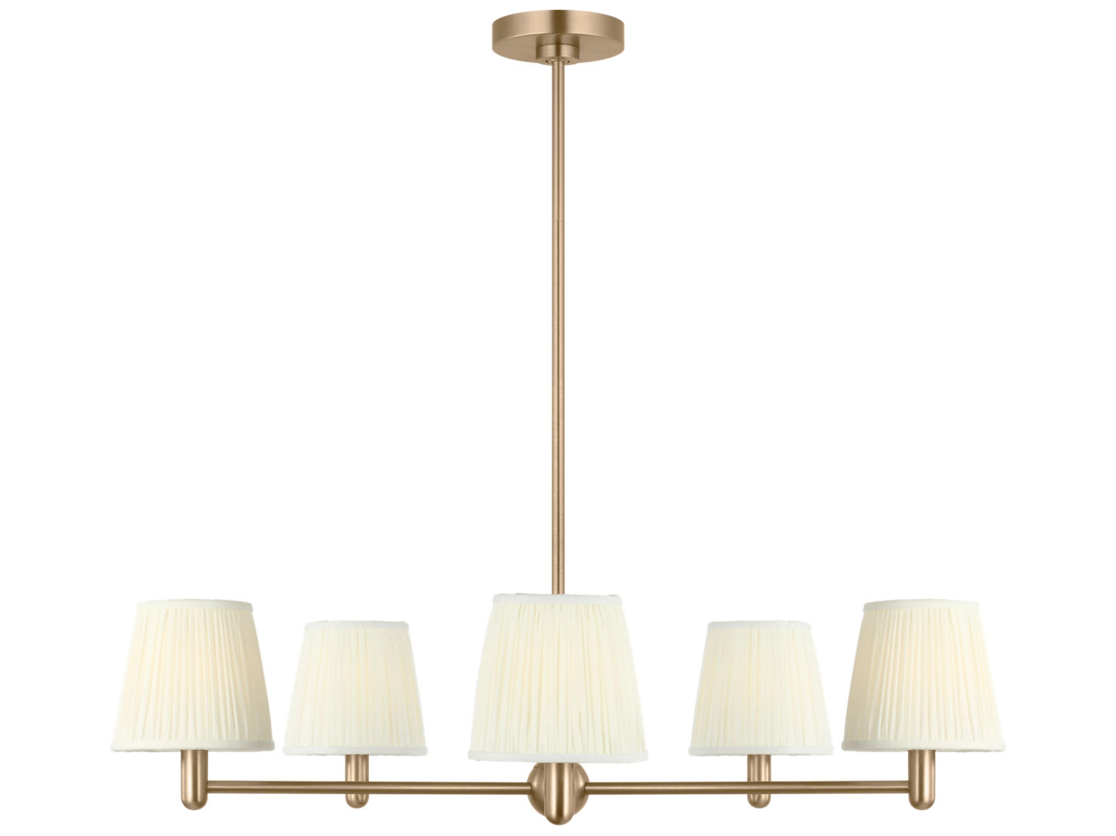 Generation Lighting Vilera 5-Light Satin Brass Chandelier