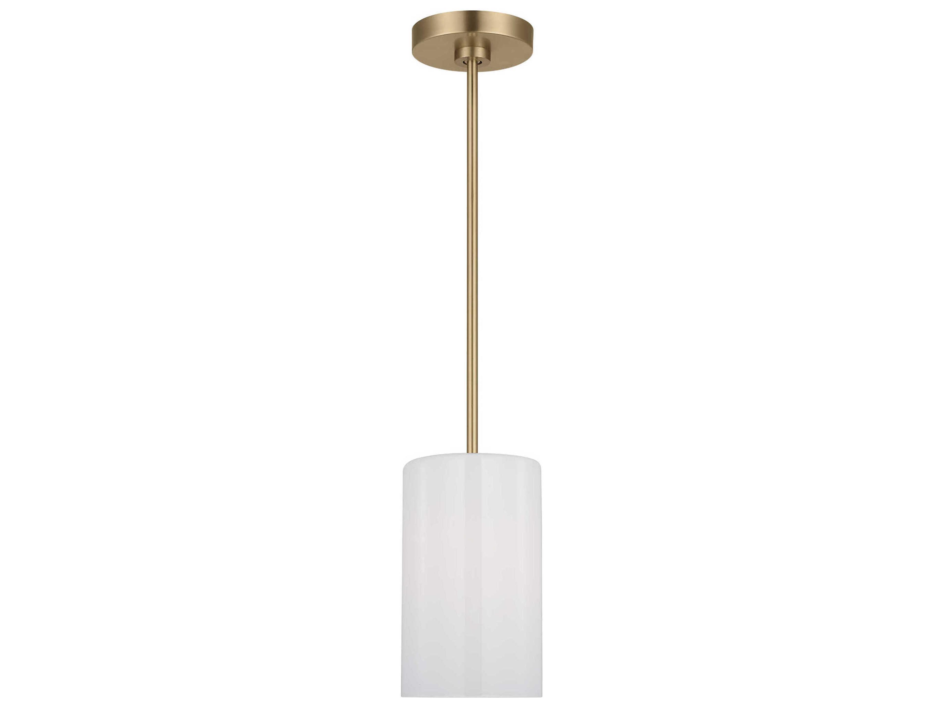 Generation Lighting Rhett 1-Light Satin Bronze Cylinder Mini Pendant