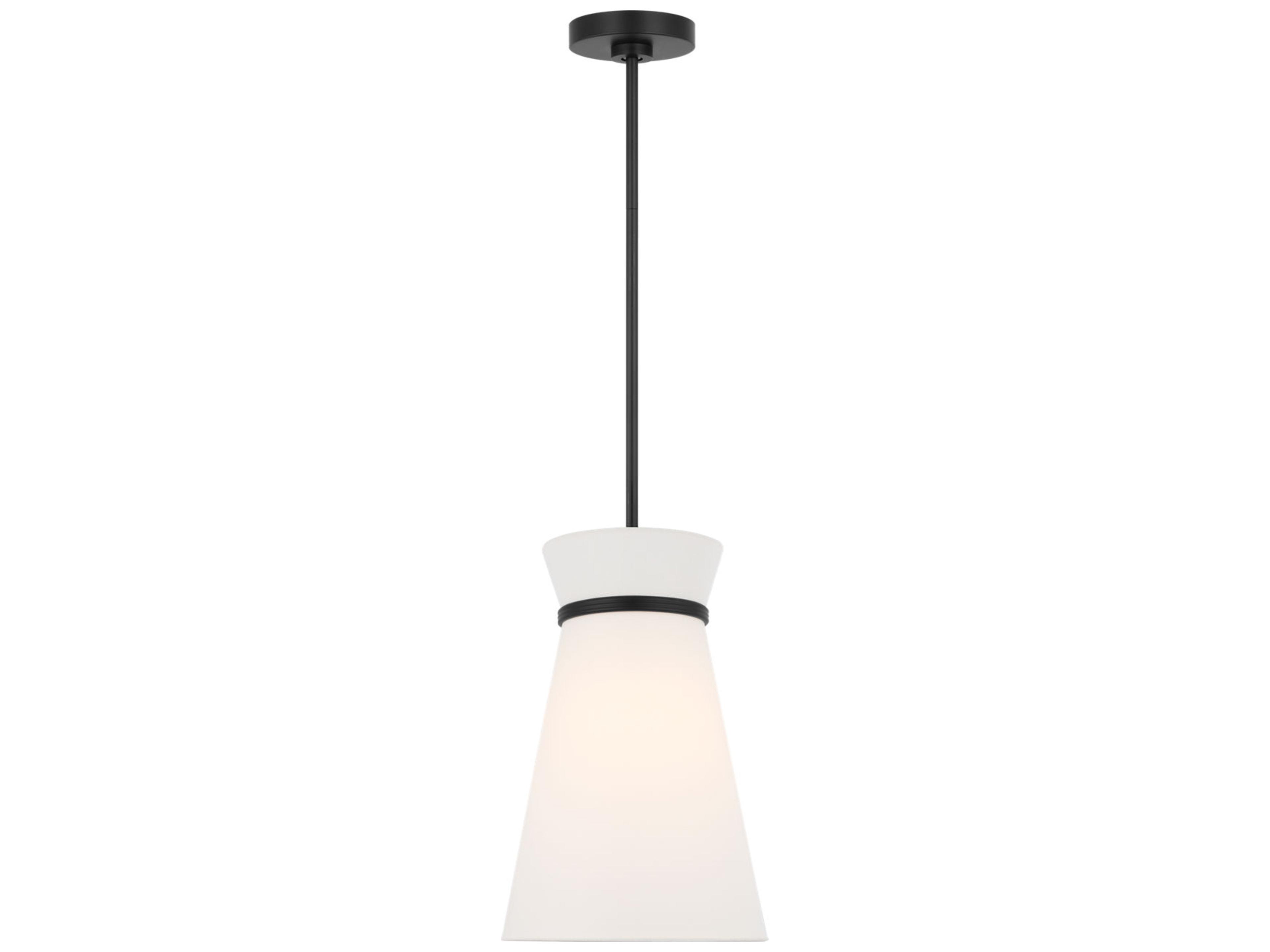 Generation Lighting Fynn 1-Light Midnight Black Mini Pendant