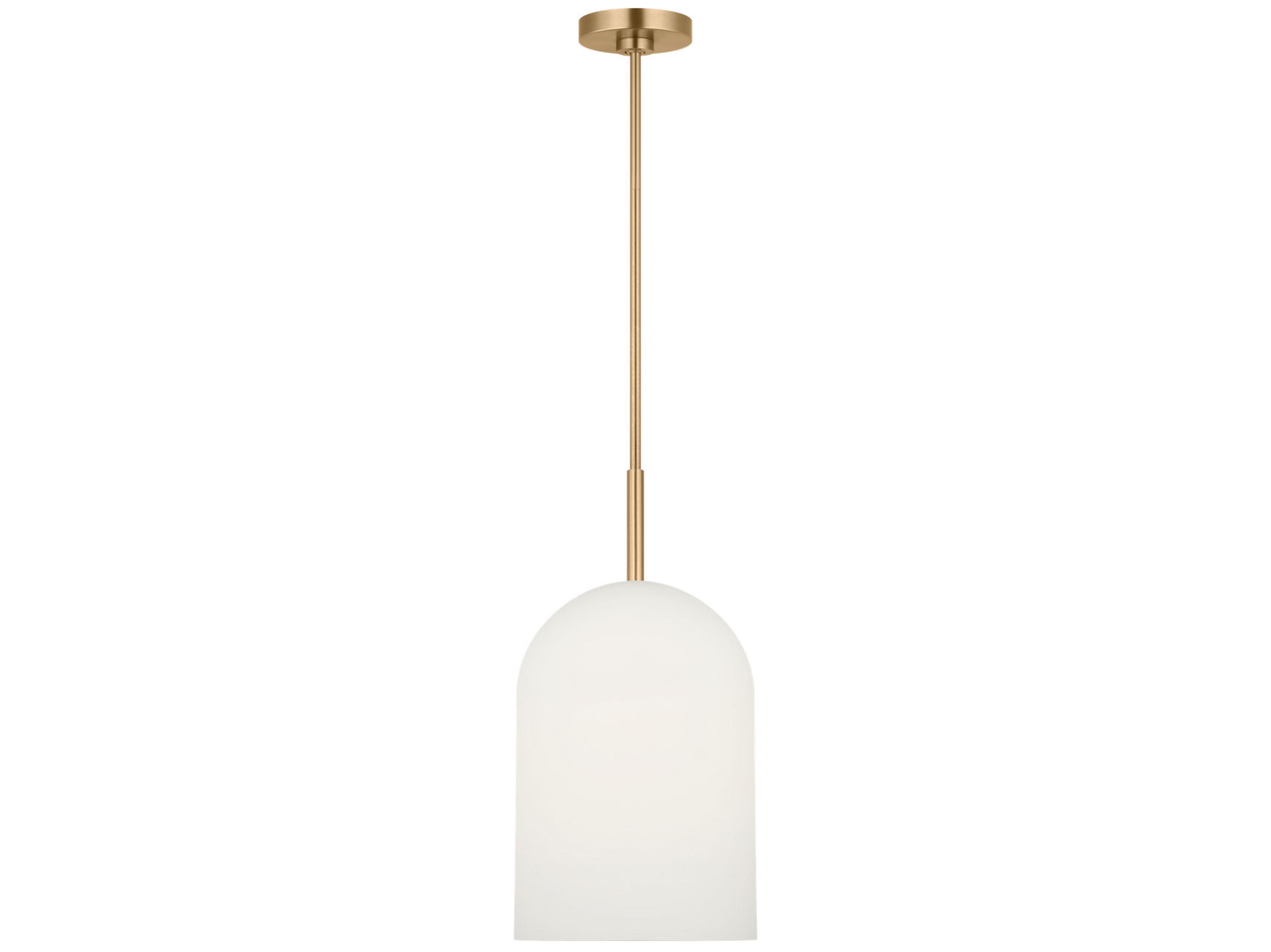 Generation Lighting Neblina 1-Light Satin Brass Mini Pendant