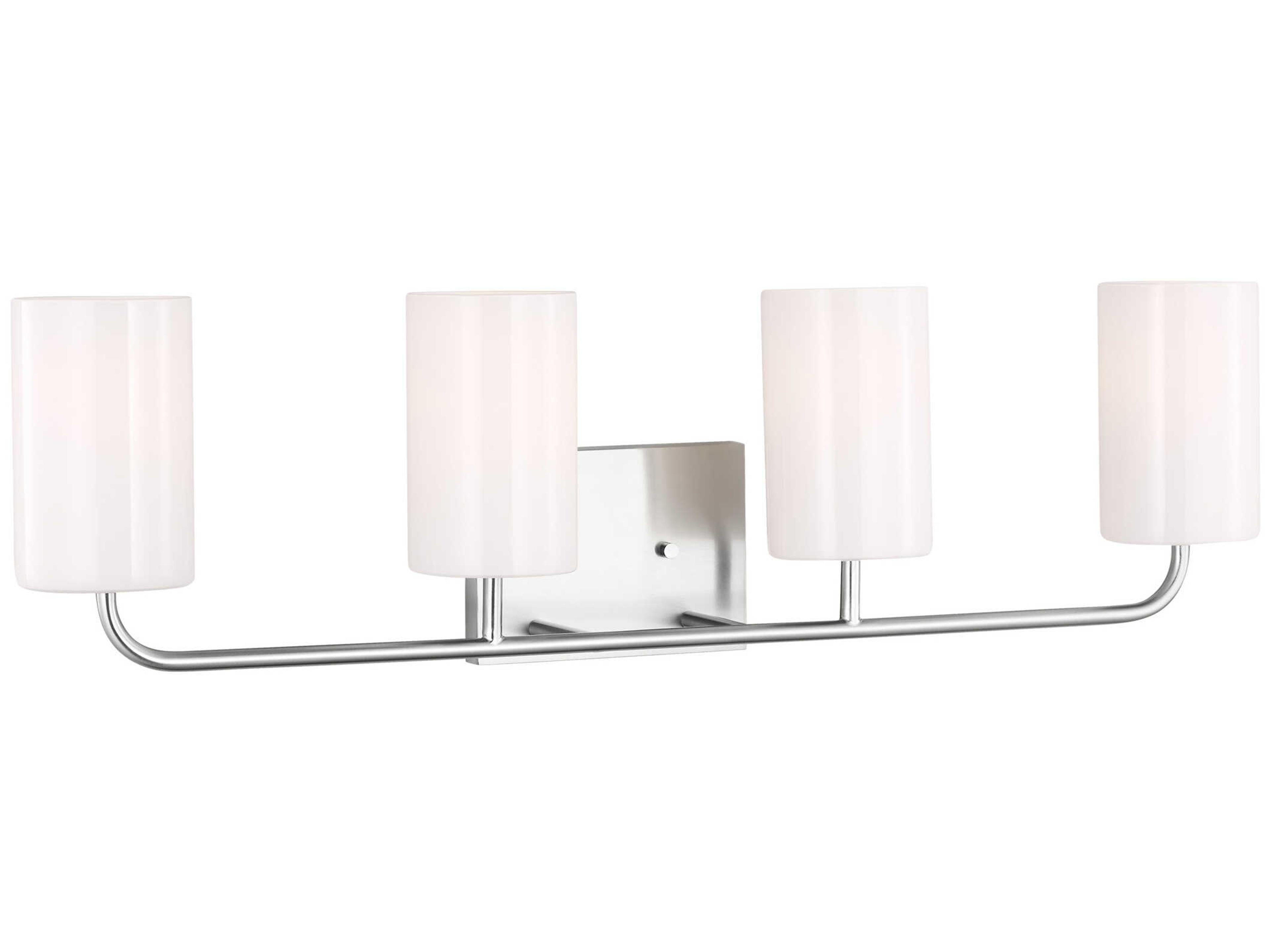 Generation Lighting Rhett 4-Light Brushed Steel Vanity Light