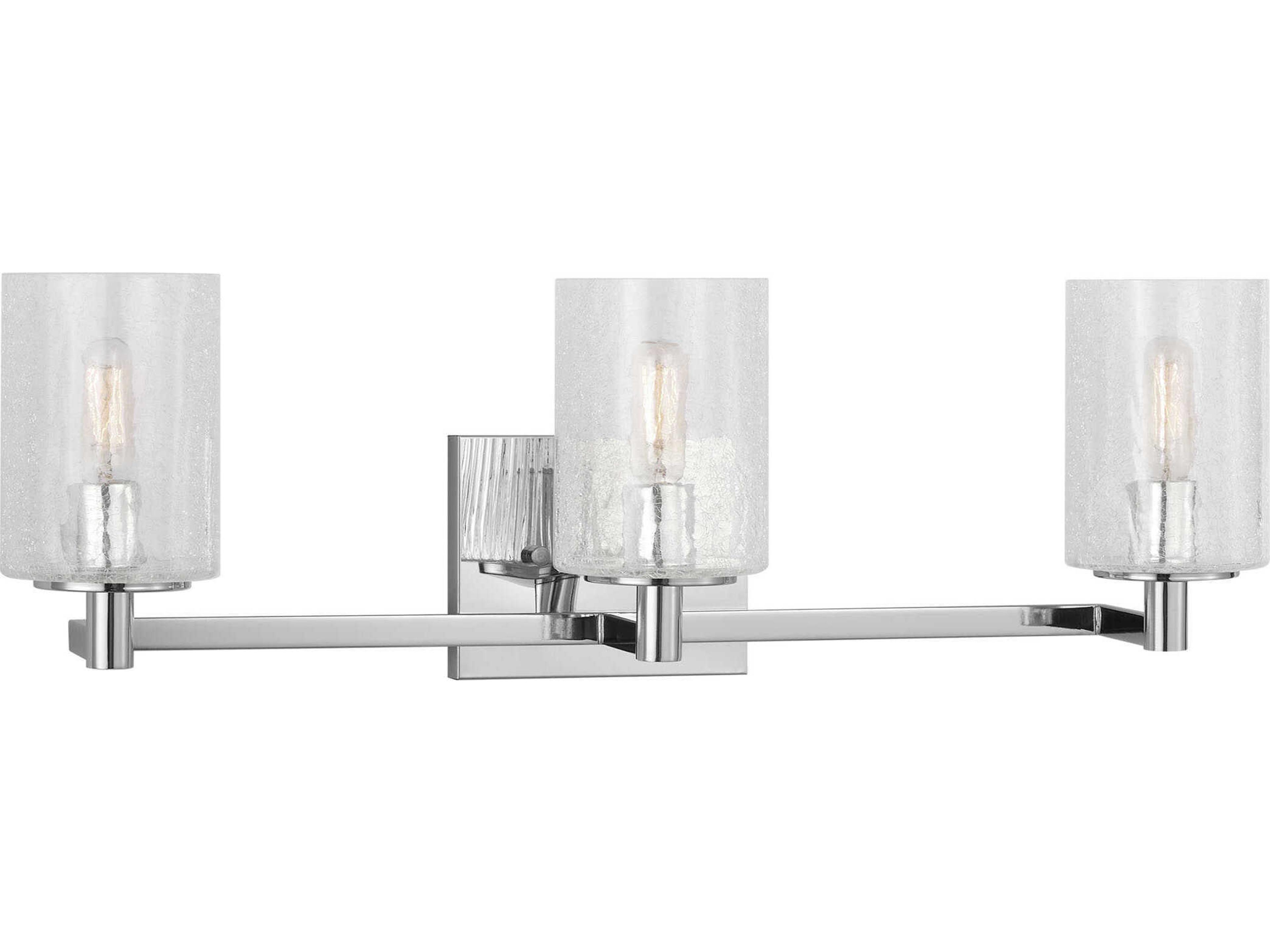 Generation Lighting Parker 3-Light Chrome Vanity Light