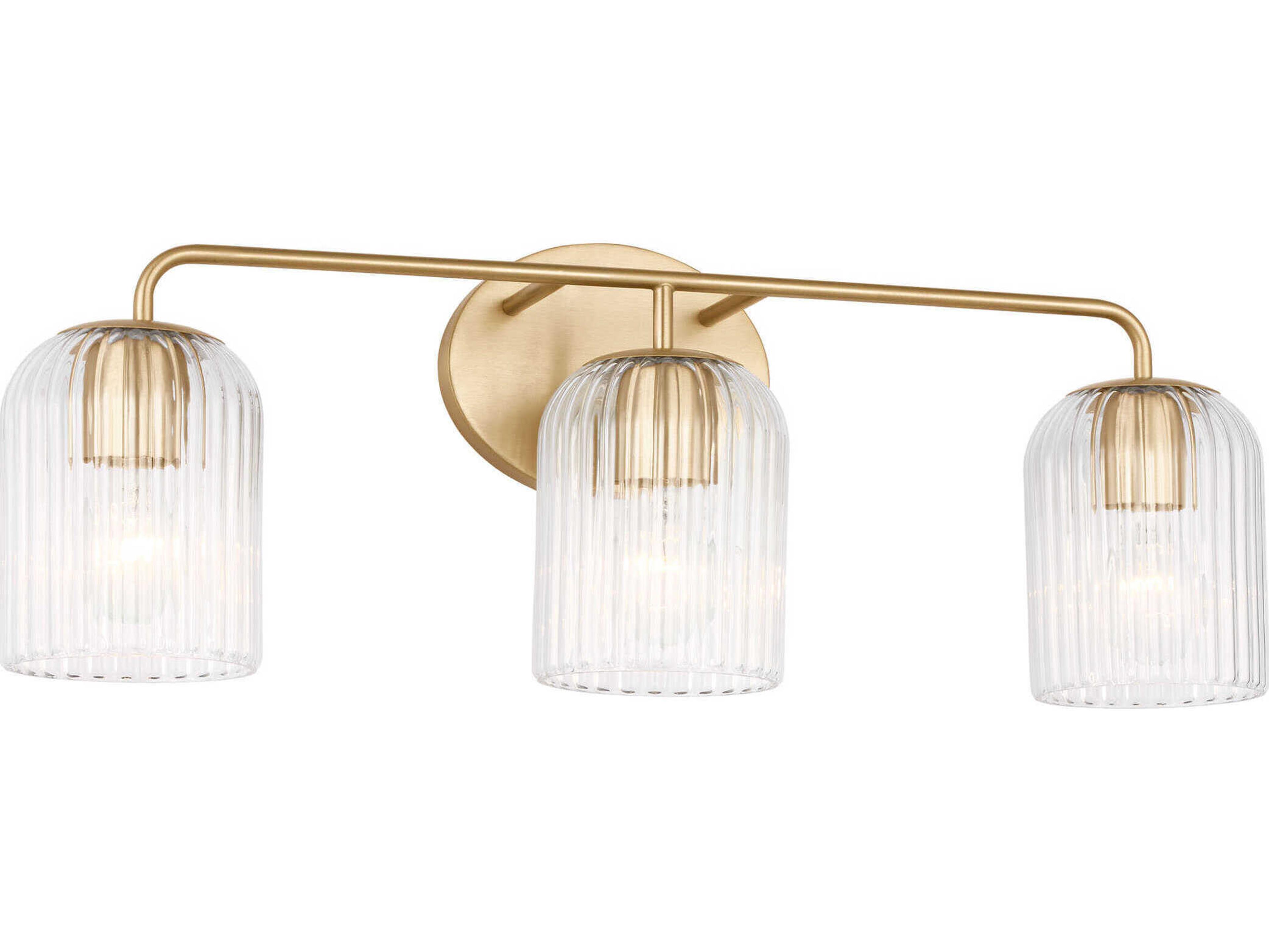 Generation Lighting Eisele 3-Light Satin Brass Vanity Light