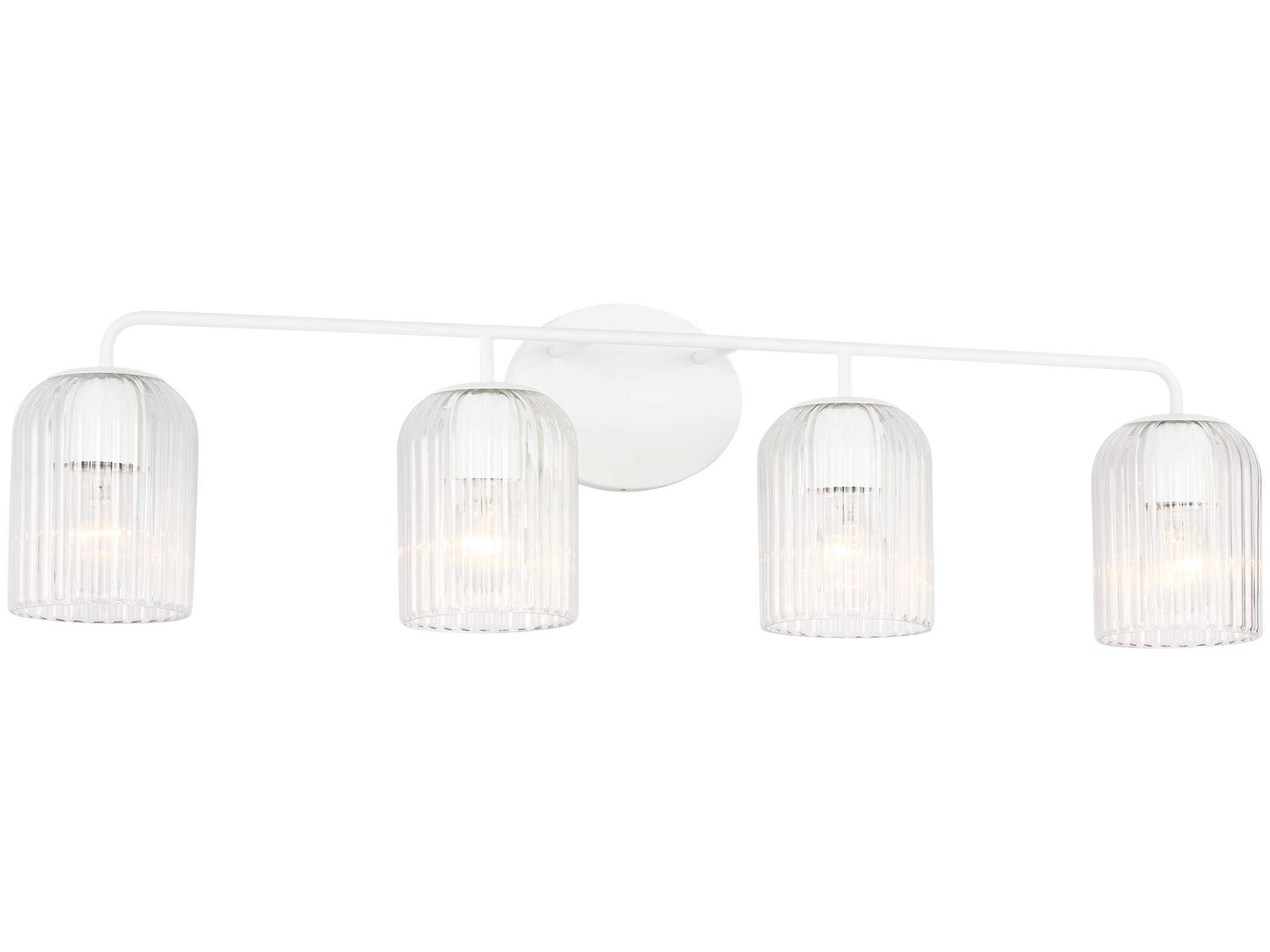 Generation Lighting Eisele 4-Light Matte White Vanity Light