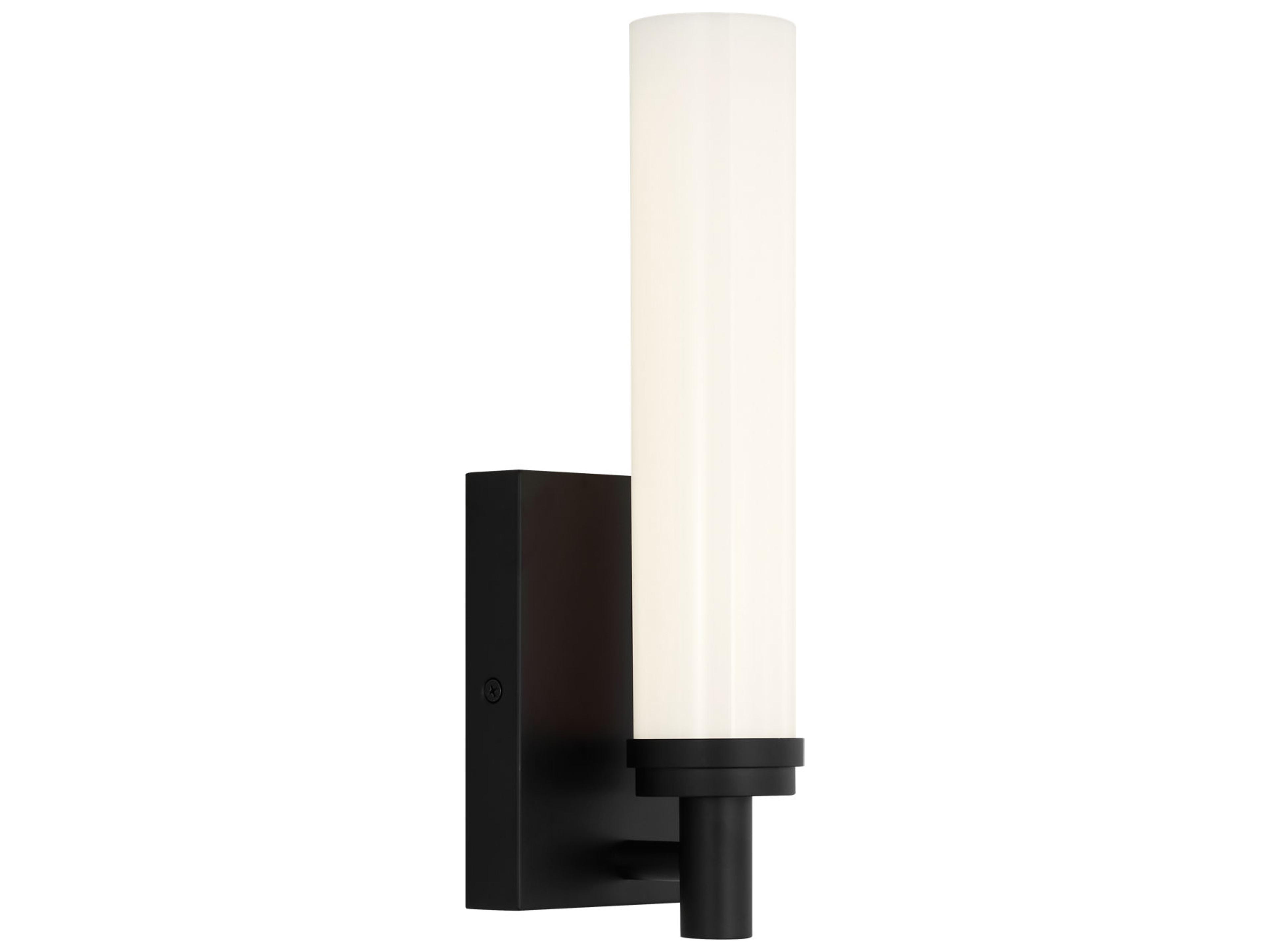 Generation Lighting Coles Midnight Black Vanity Light