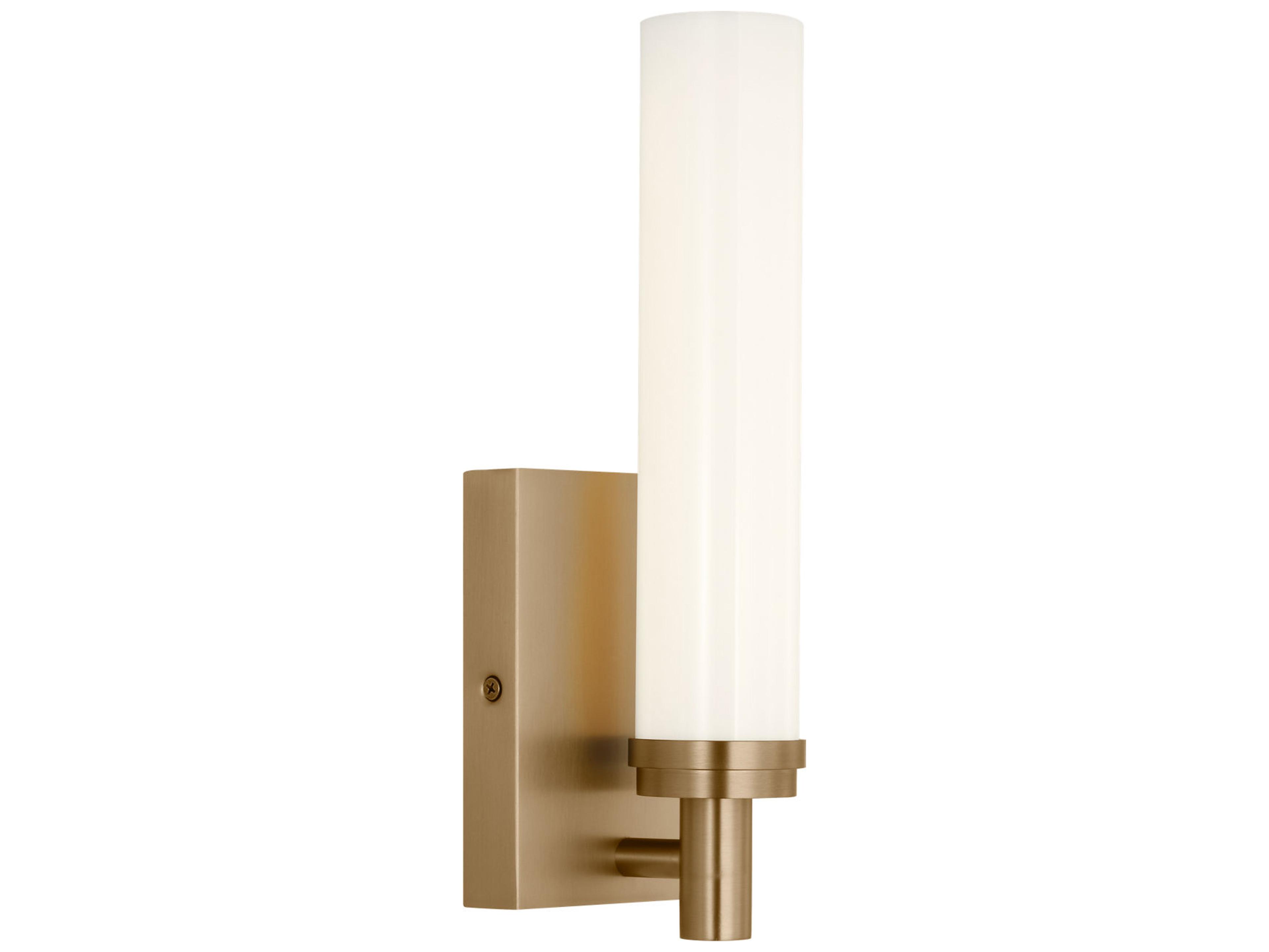 Generation Lighting Coles Satin Brass Vanity Light