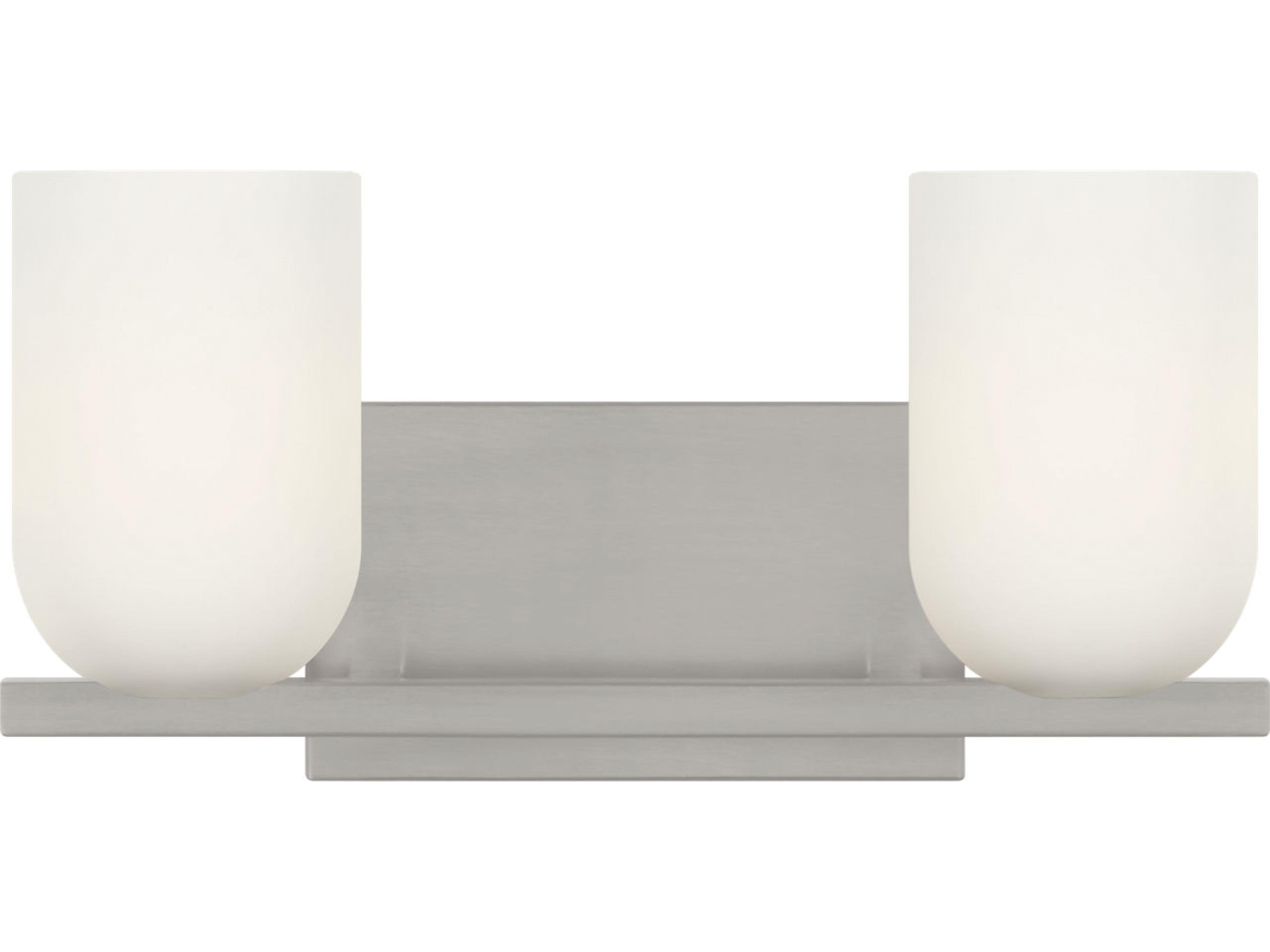 Generation Lighting Neblina 2-Light Brushed Nickel Vanity Light