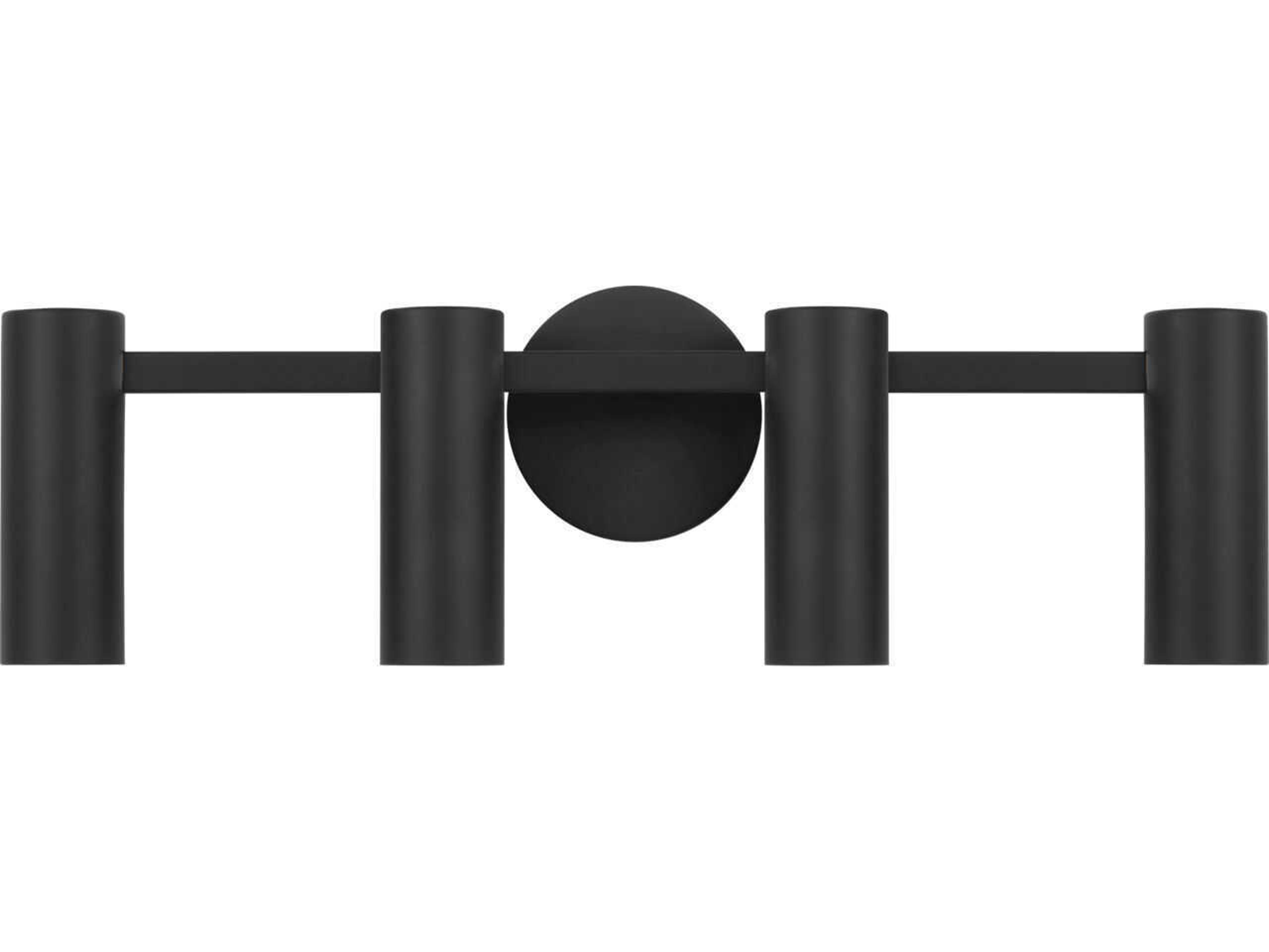 Generation Lighting Zentro 4-Light Midnight Black Vanity Light