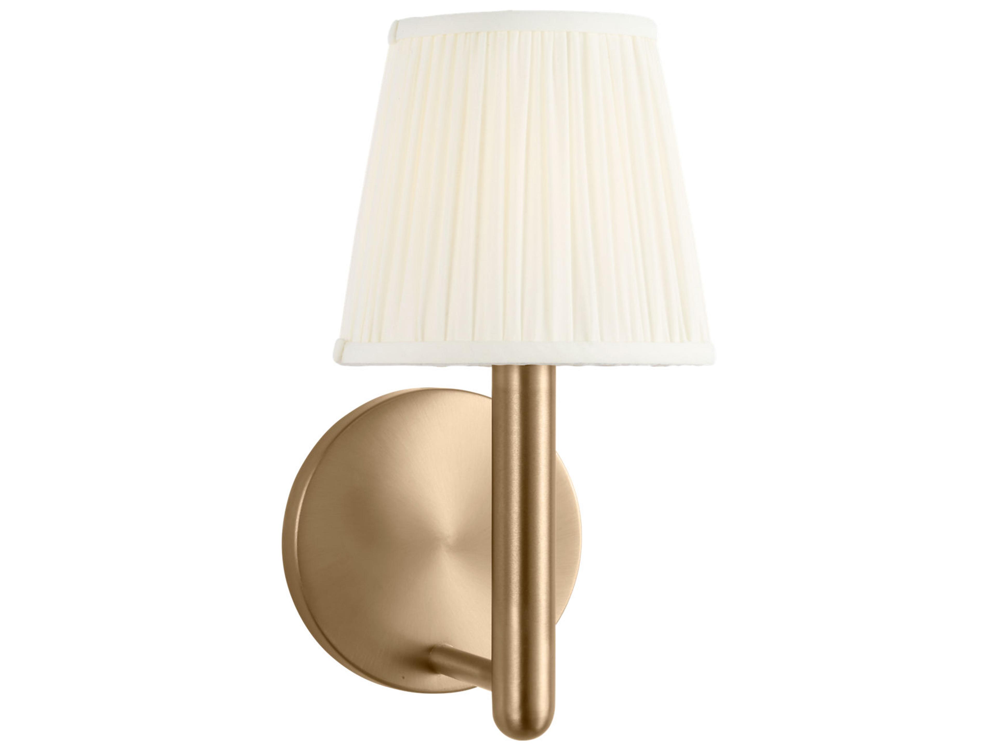 Generation Lighting Vilera 1-Light Satin Brass Wall Sconce