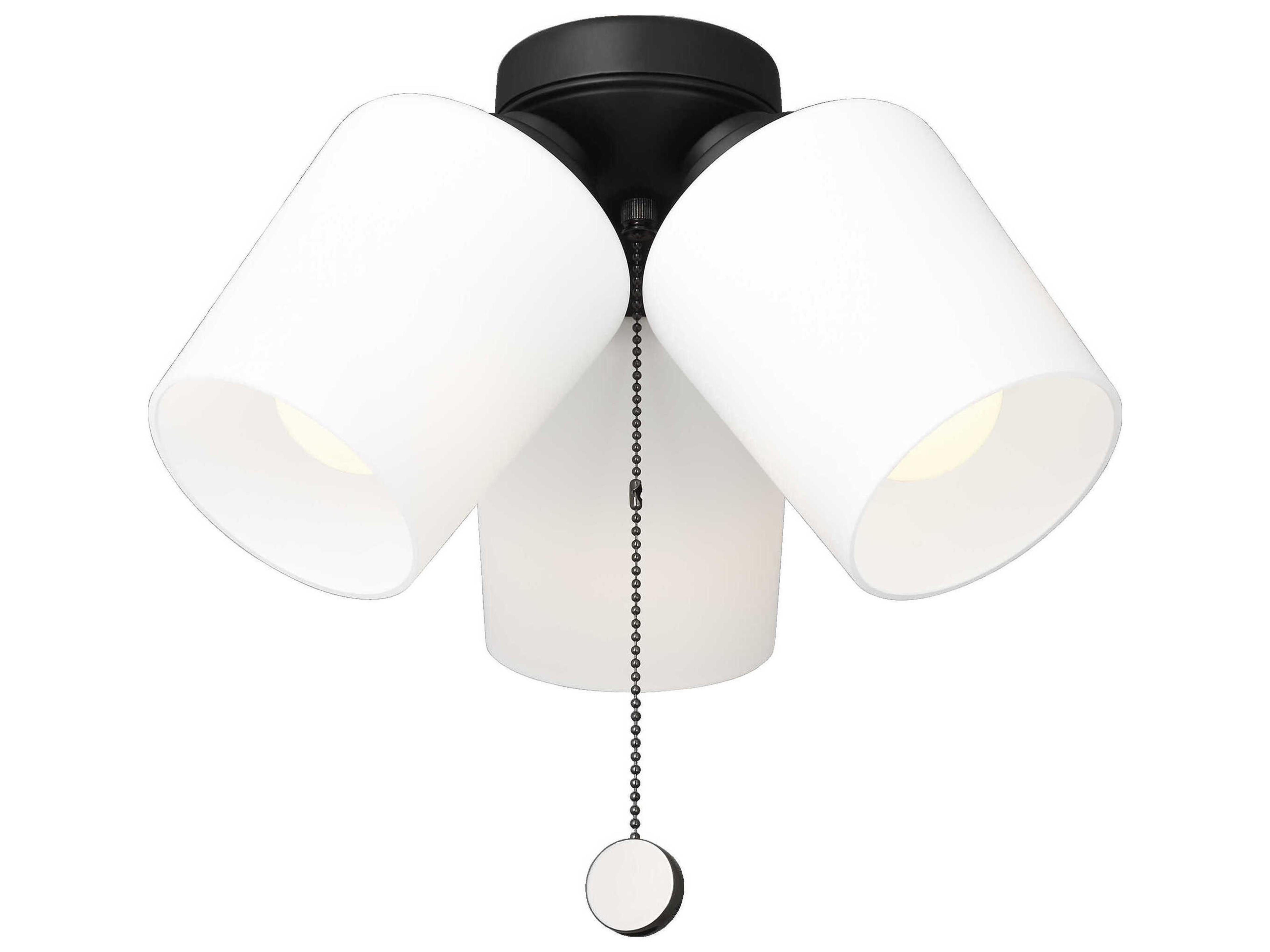 Generation Lighting Windom Midnight Black Fan Light Kit