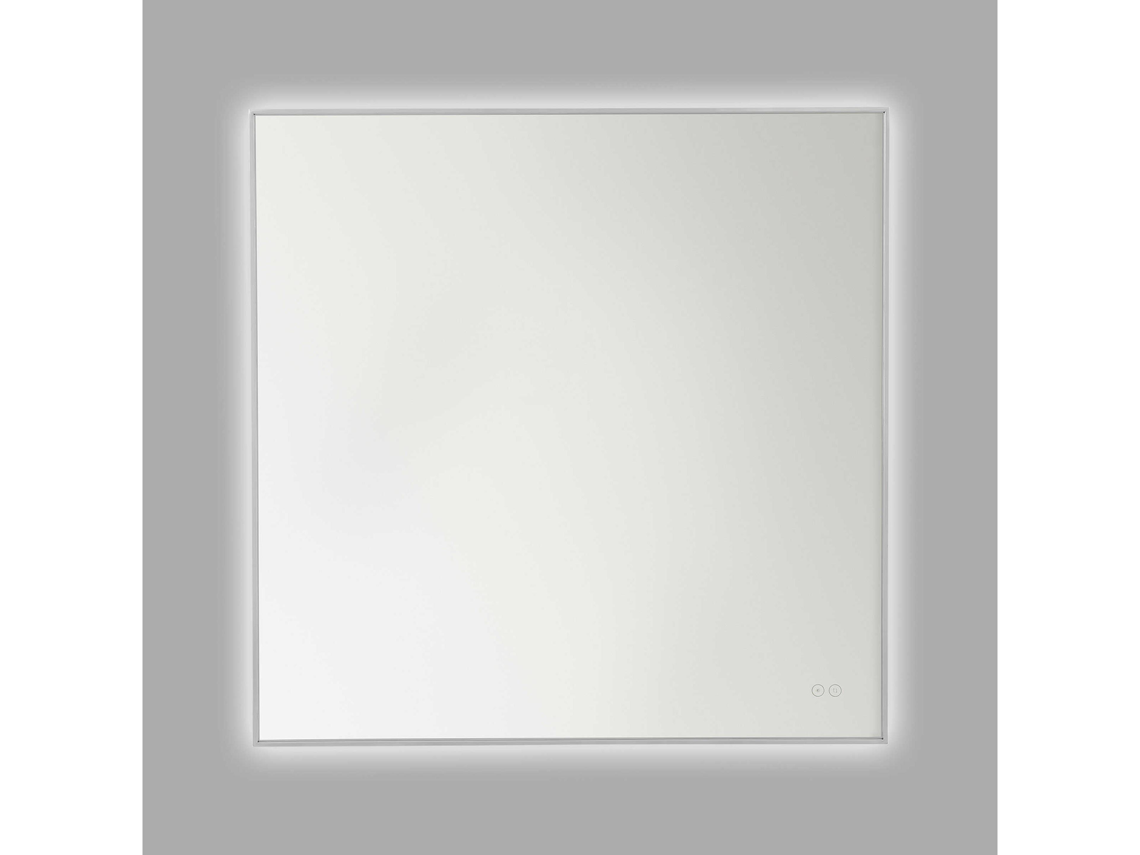 Generation Lighting Cadre Chrome Square Wall Mirror