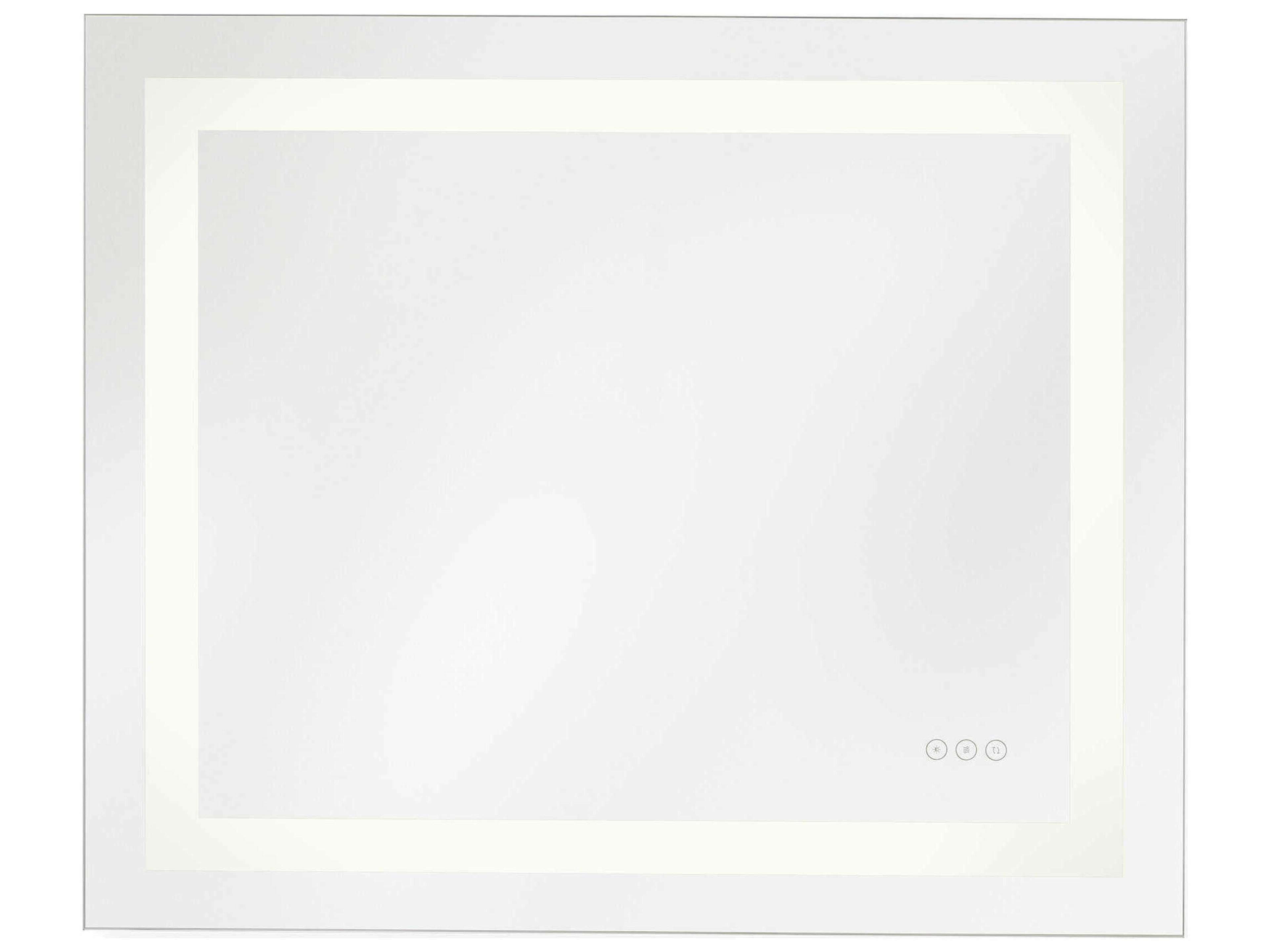 Generation Lighting Mera Might Bright White Rectangular Wall Mirror