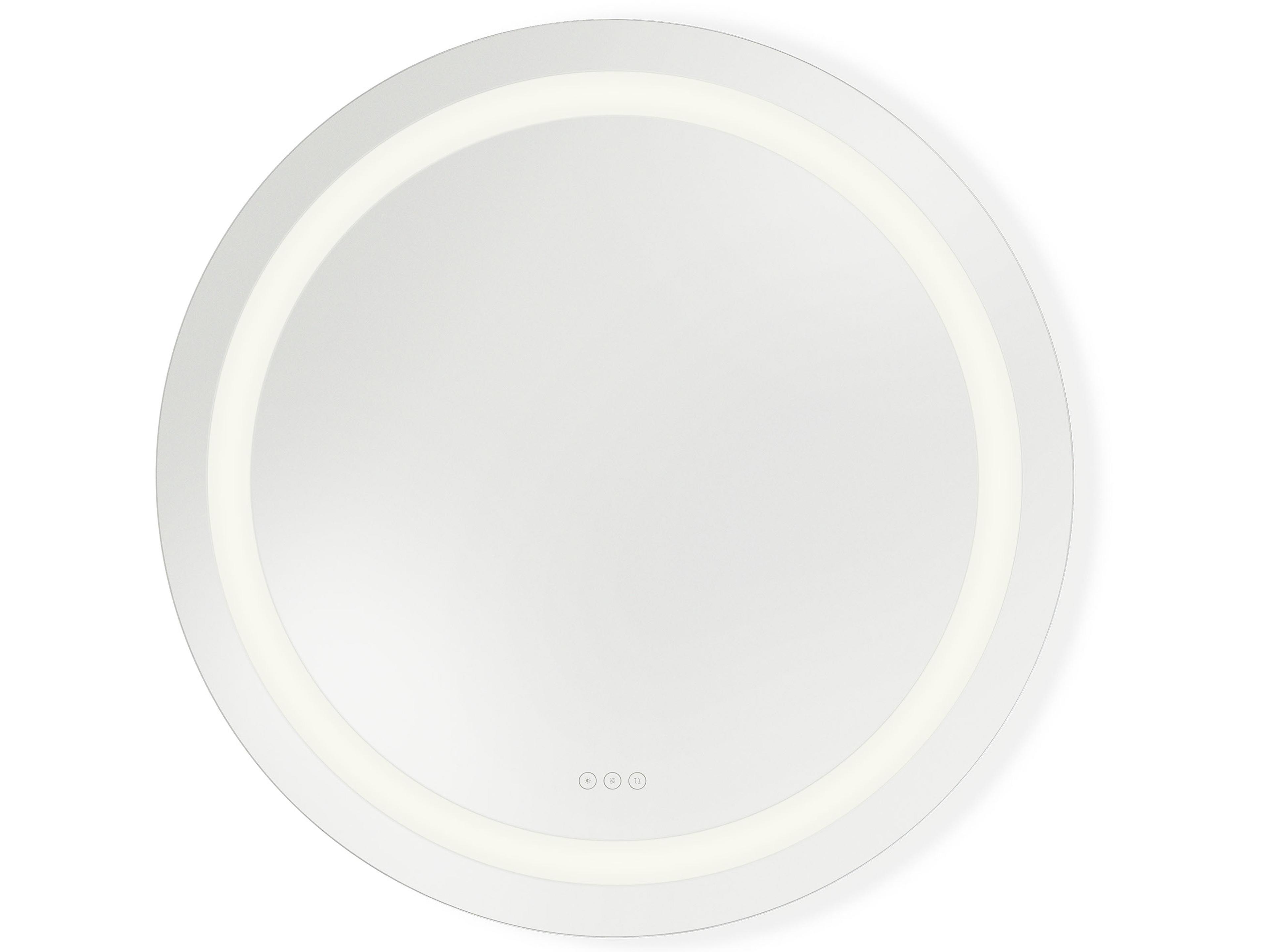Generation Lighting Mera Might Bright White Round Wall Mirror