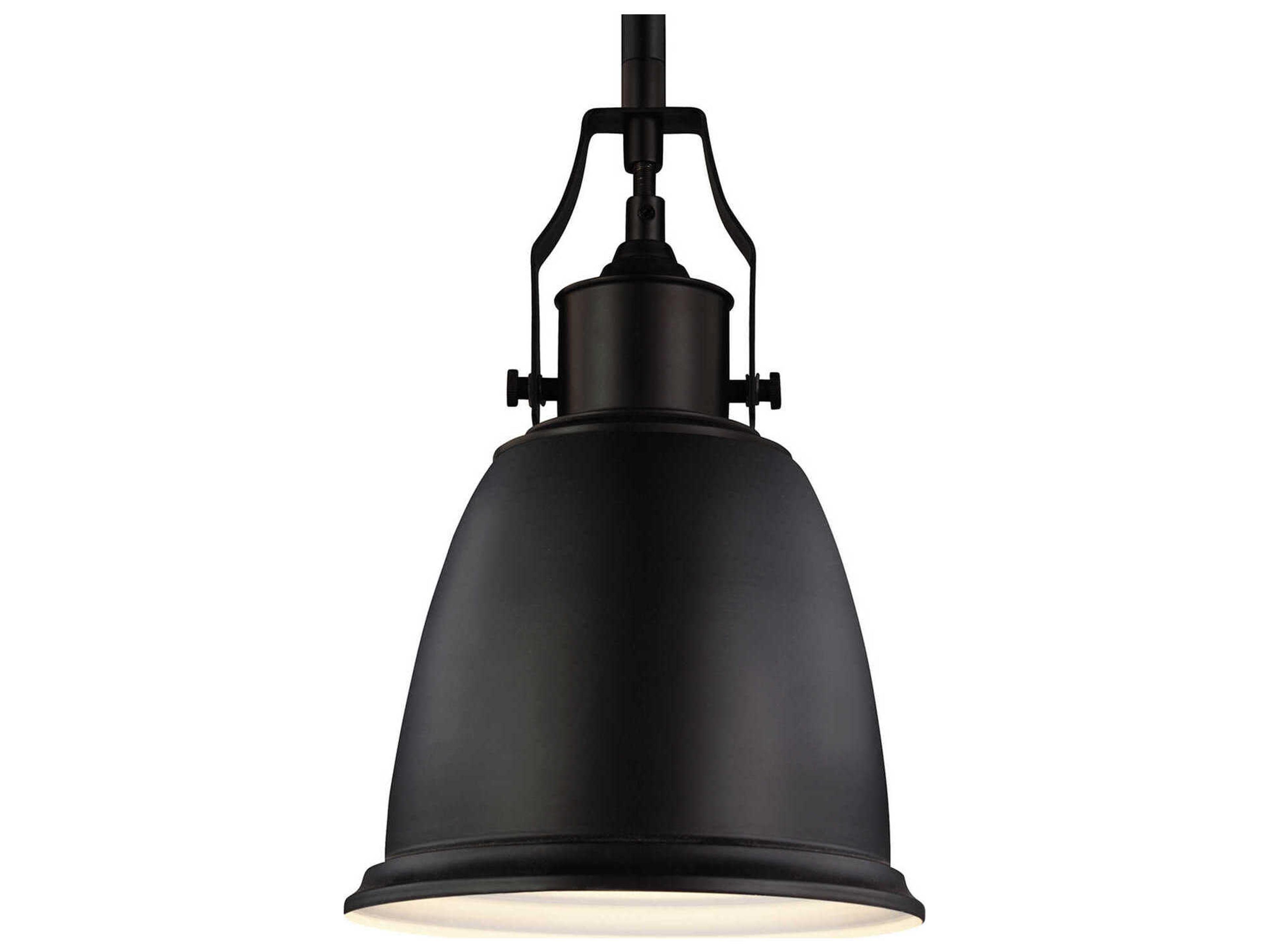 Generation Lighting Hobson 1-Light Oil Rubbed Bronze Bell Mini Pendant