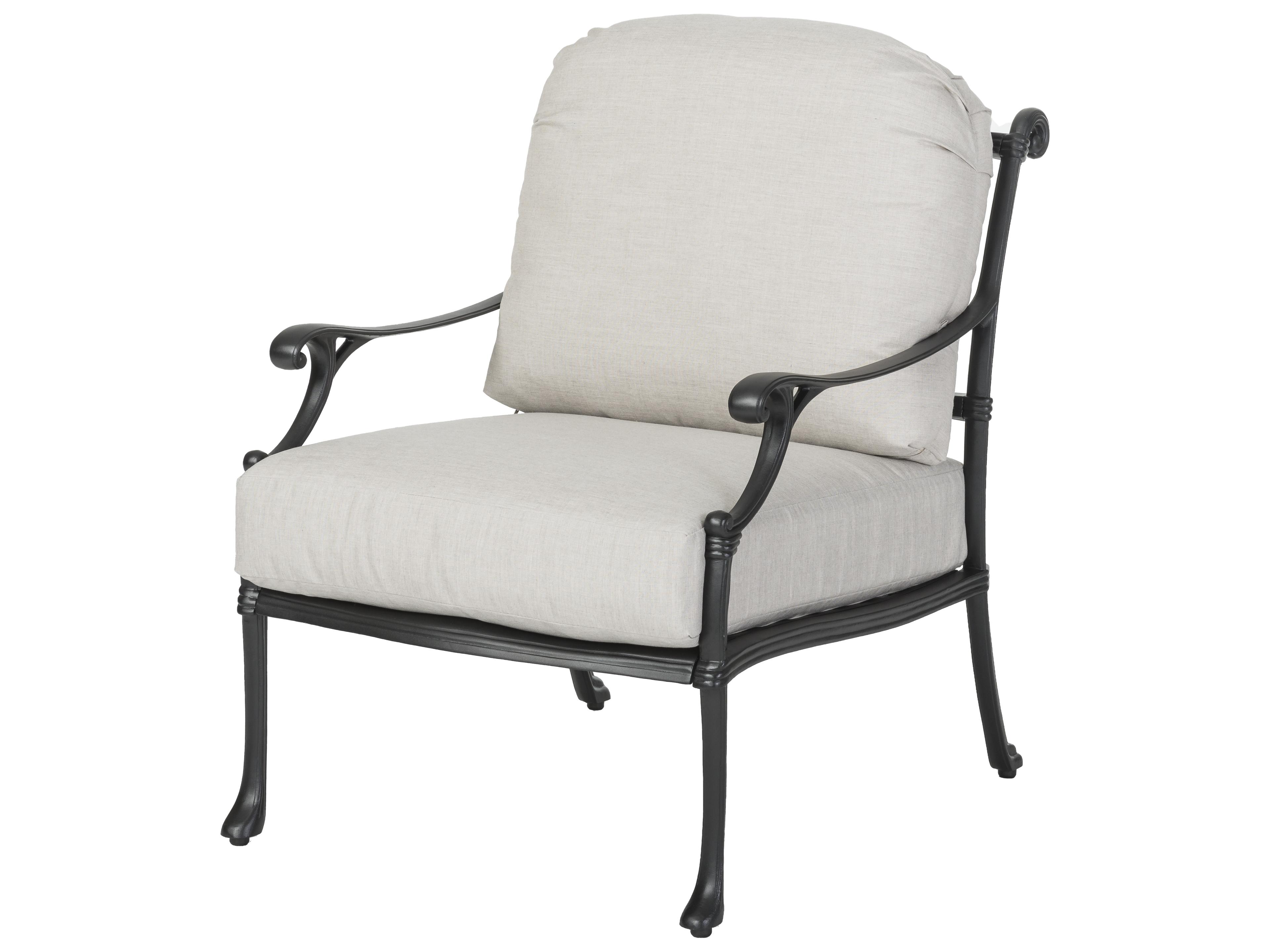 Gensun Michigan Cast Aluminum Patio Lounge Chair - Knock Down - No Cushion
