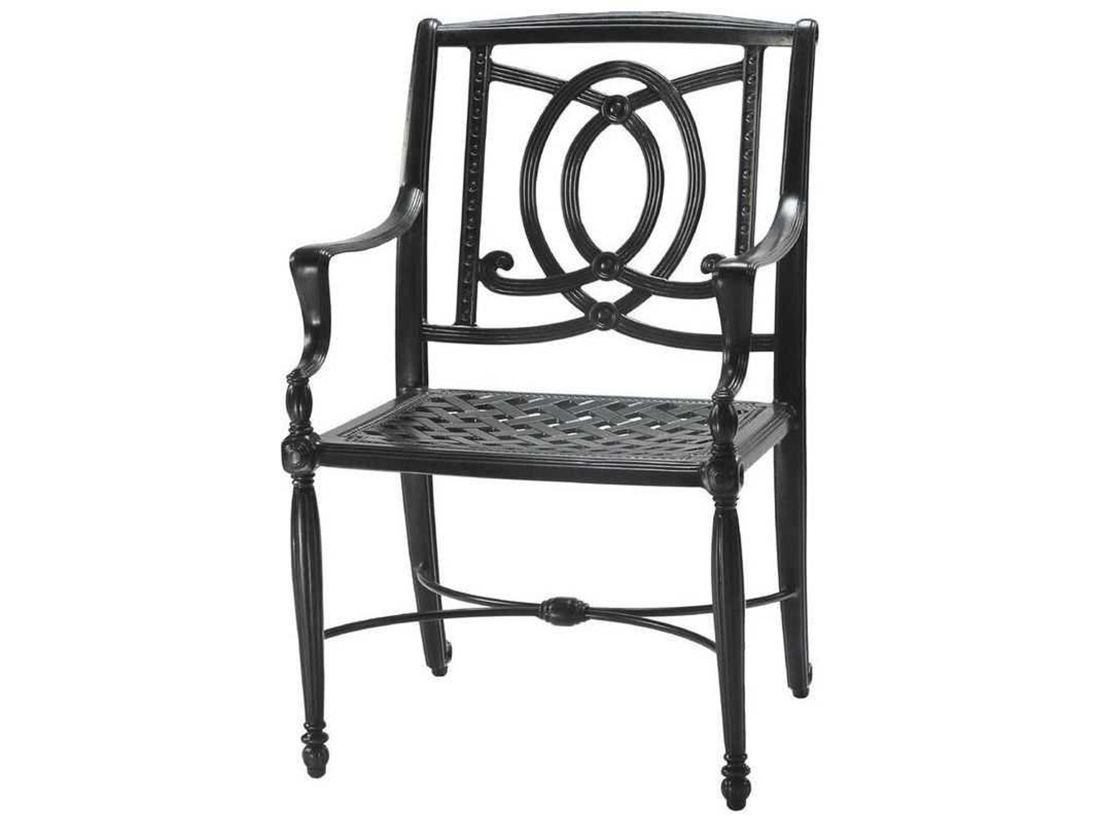 Gensun Bel Air Cast Aluminum Patio Dining Arm Chair