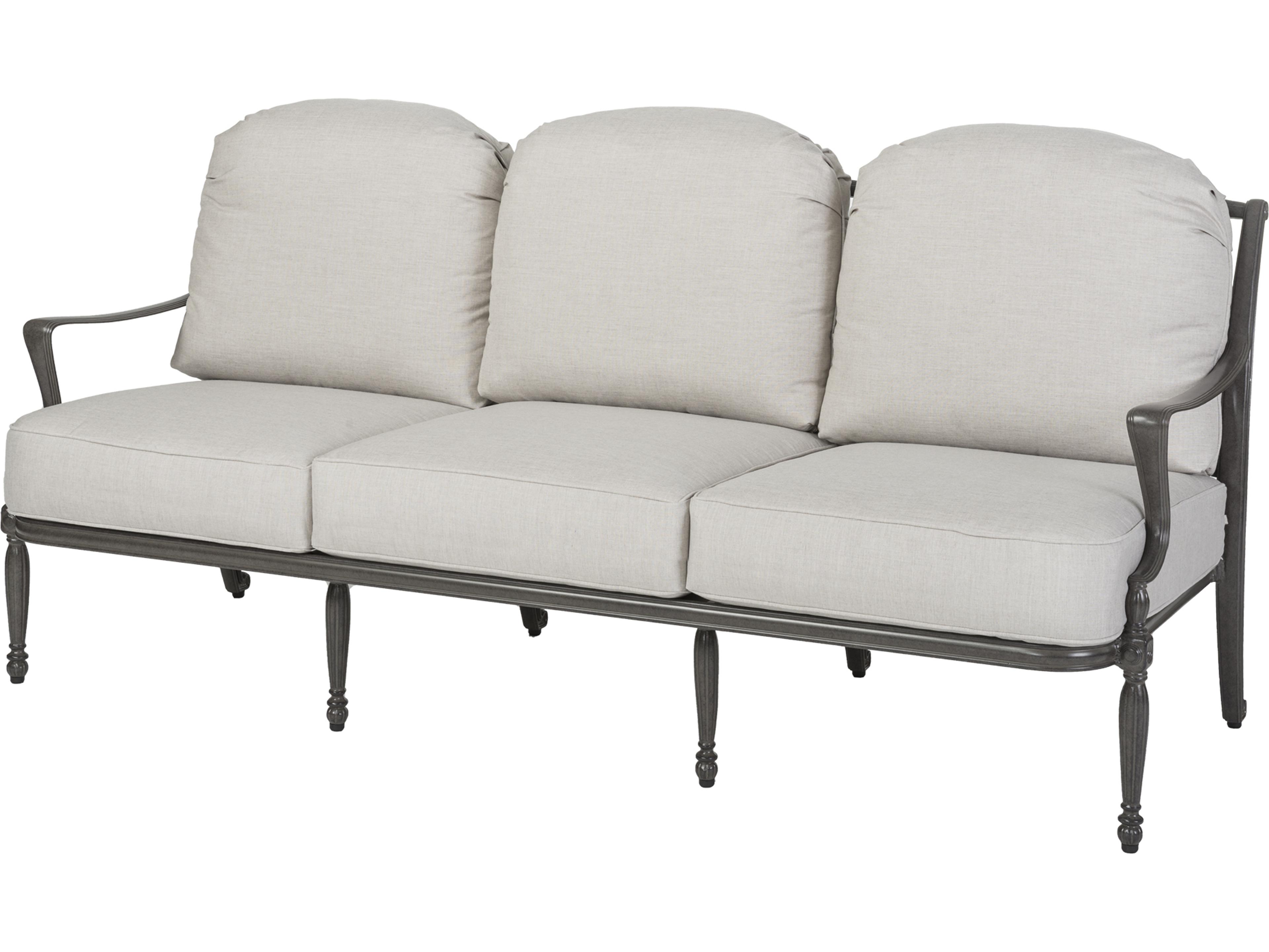 Gensun Bel Air Cast Aluminum Outdoor Patio Sofa