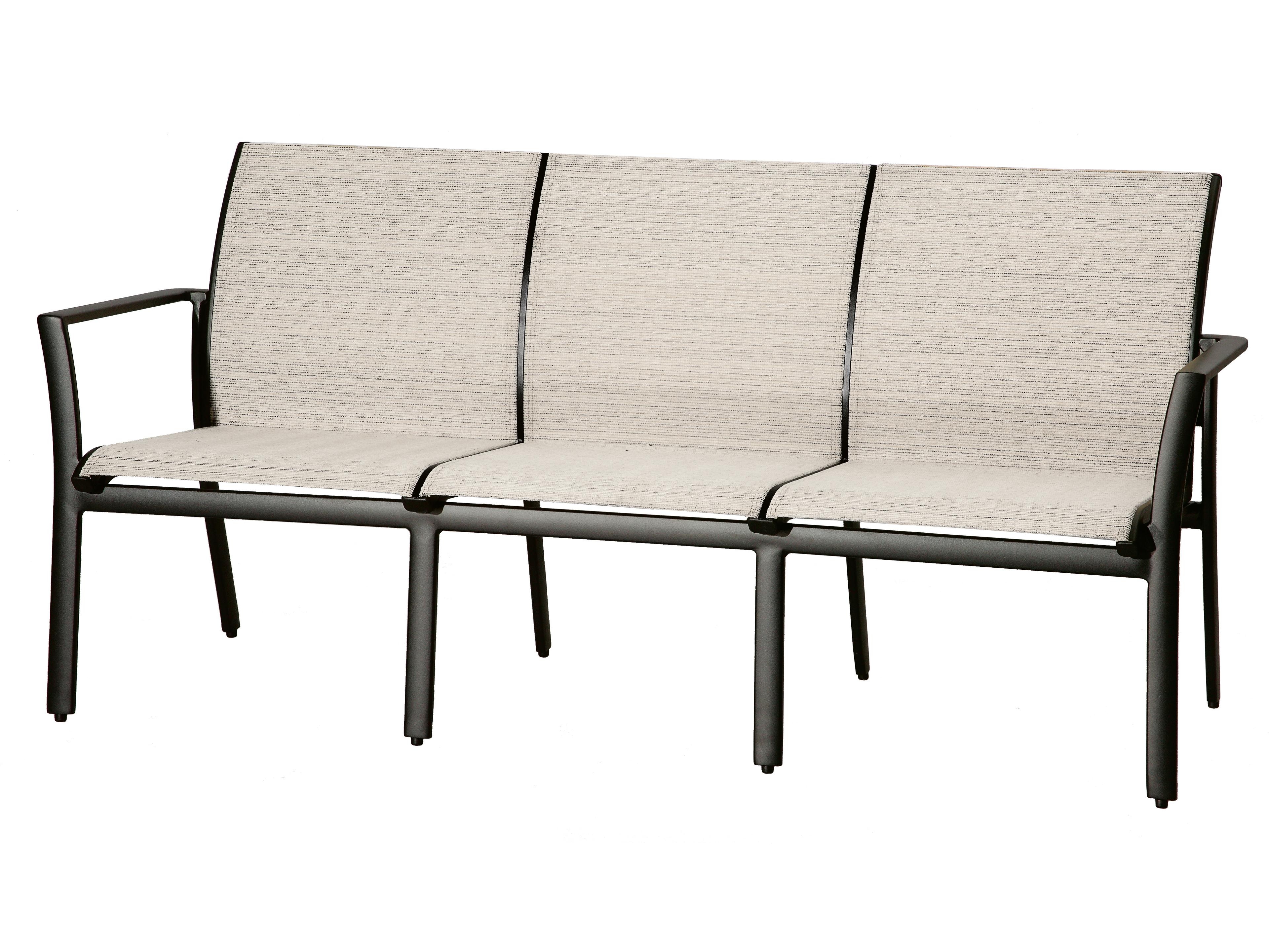 Gensun Echelon Sling Aluminum Patio Sofa