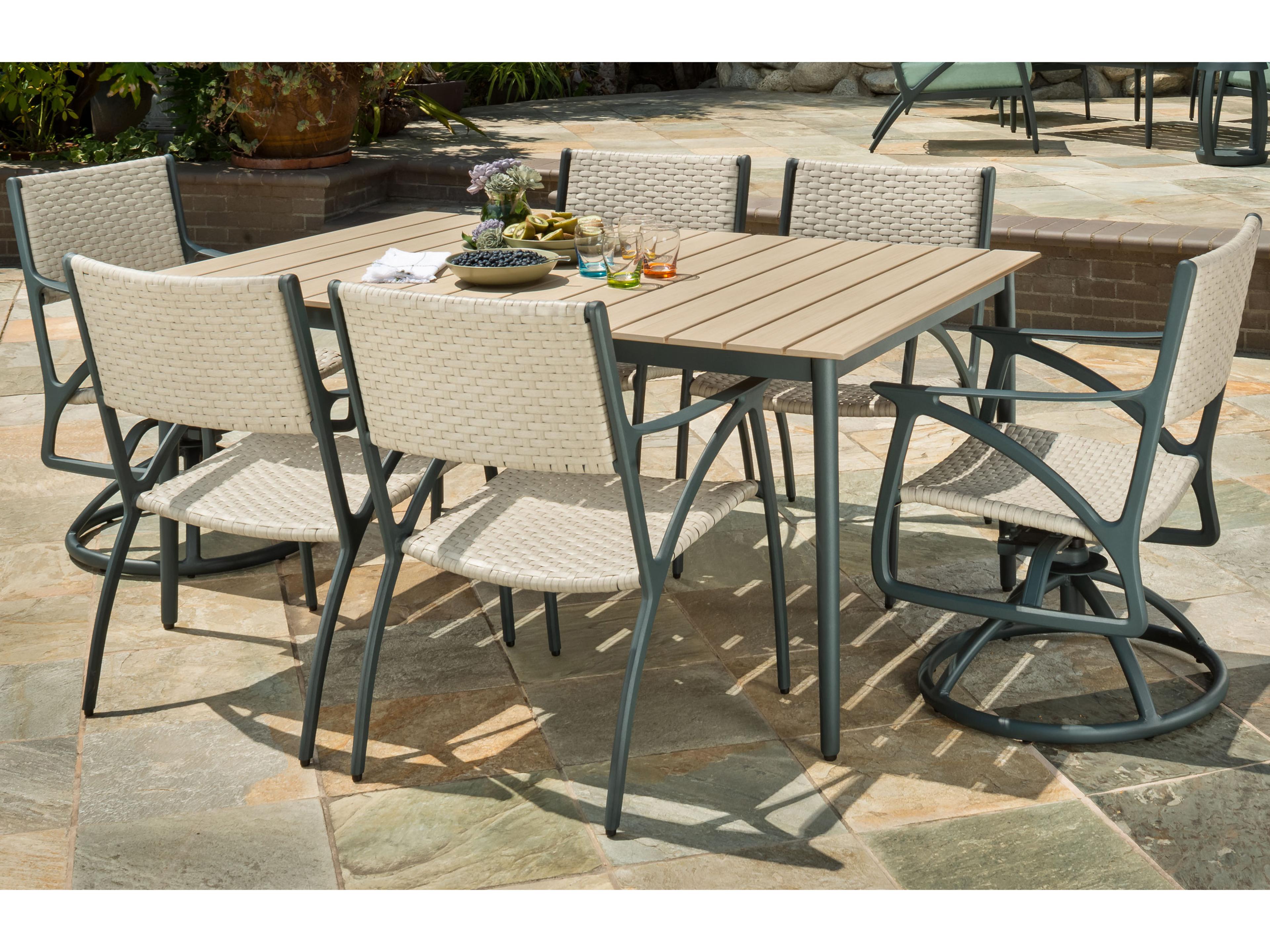 Gensun Amari Woven Aluminum Dinning Set