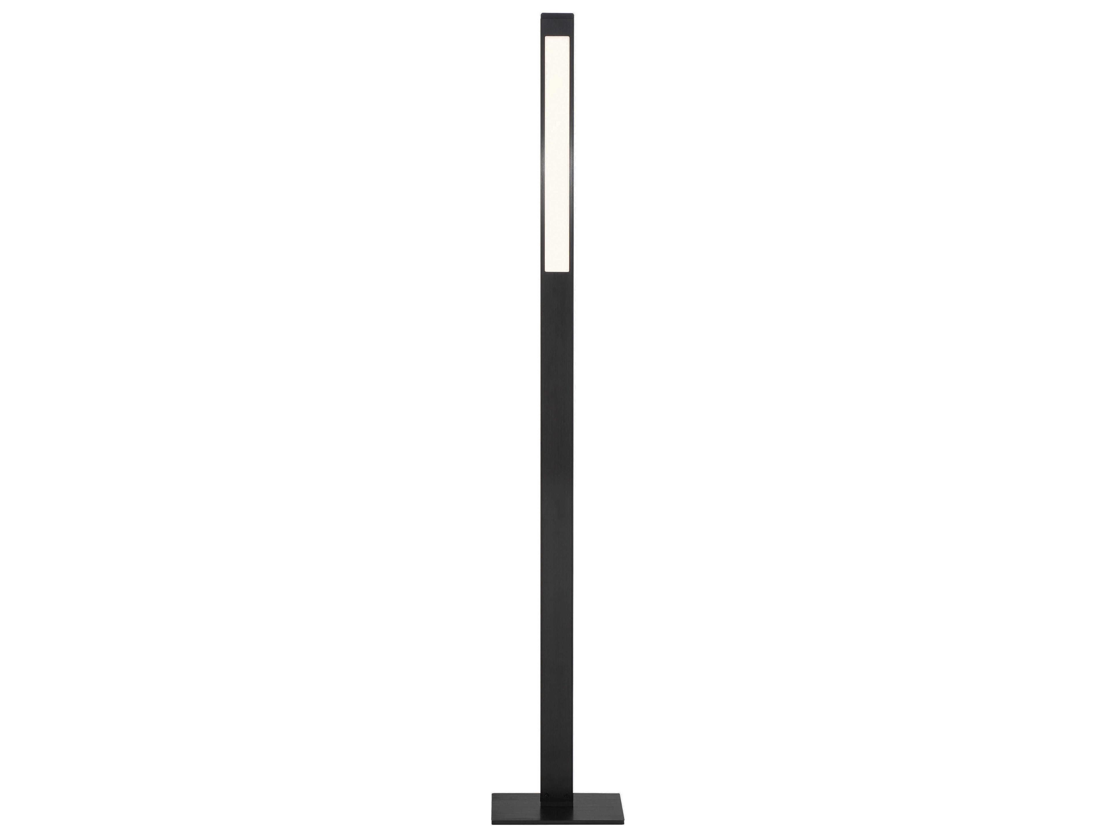 George Kovacs Task Portables Anodized Brushed Coal Black Floor Lamp