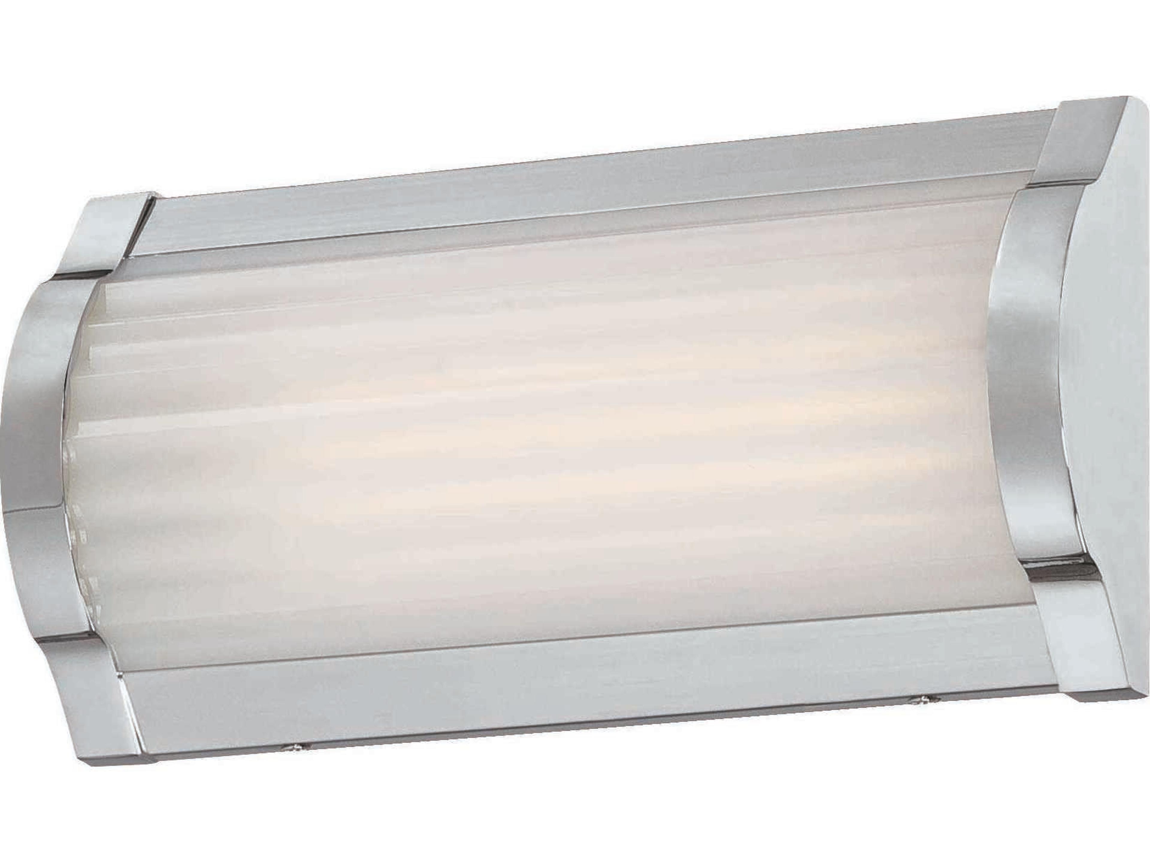 Verin 1-Light Chrome White LED Wall Sconce