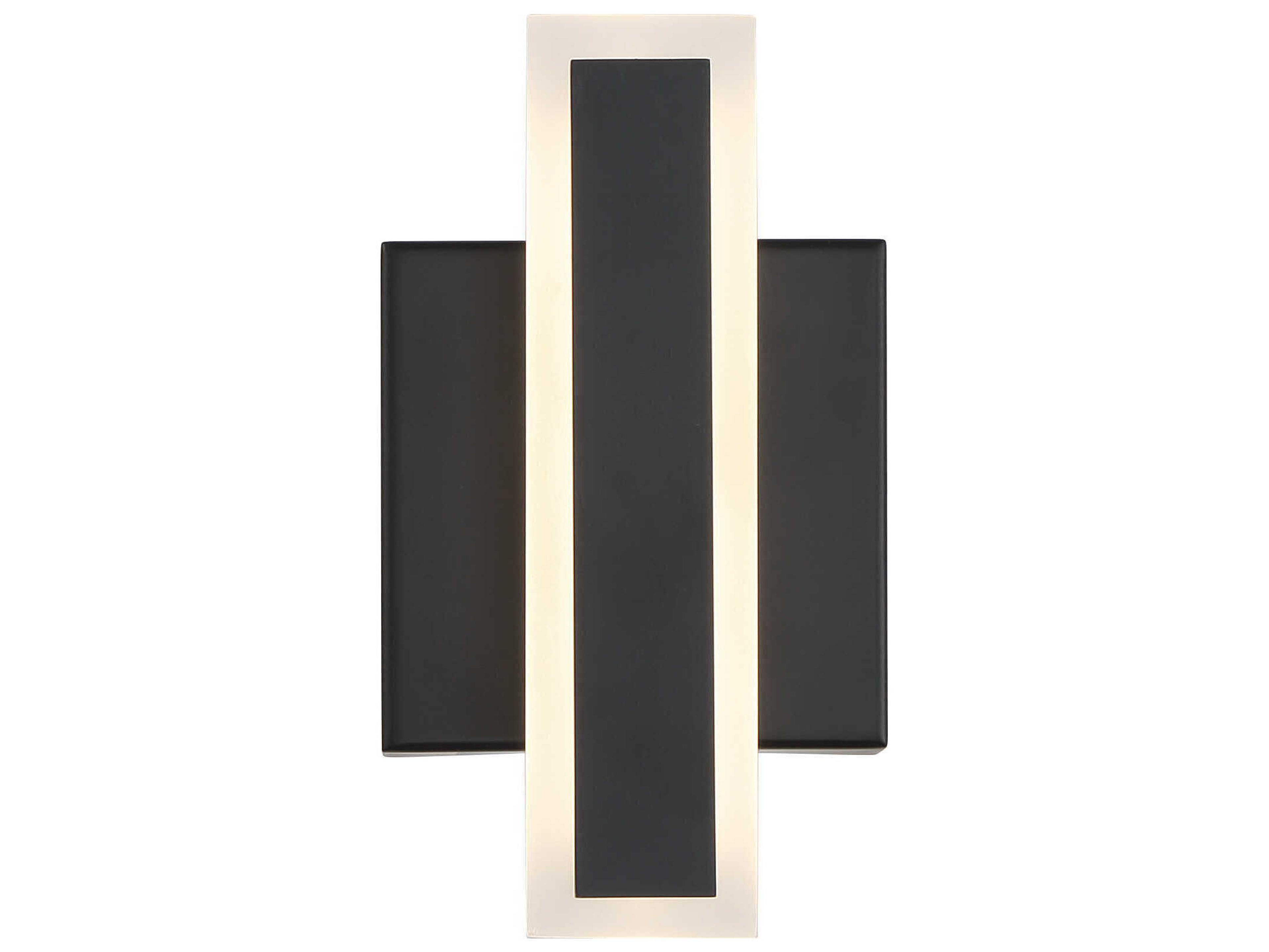 George Kovacs Edge 1-Light Coal Black Wall Sconce
