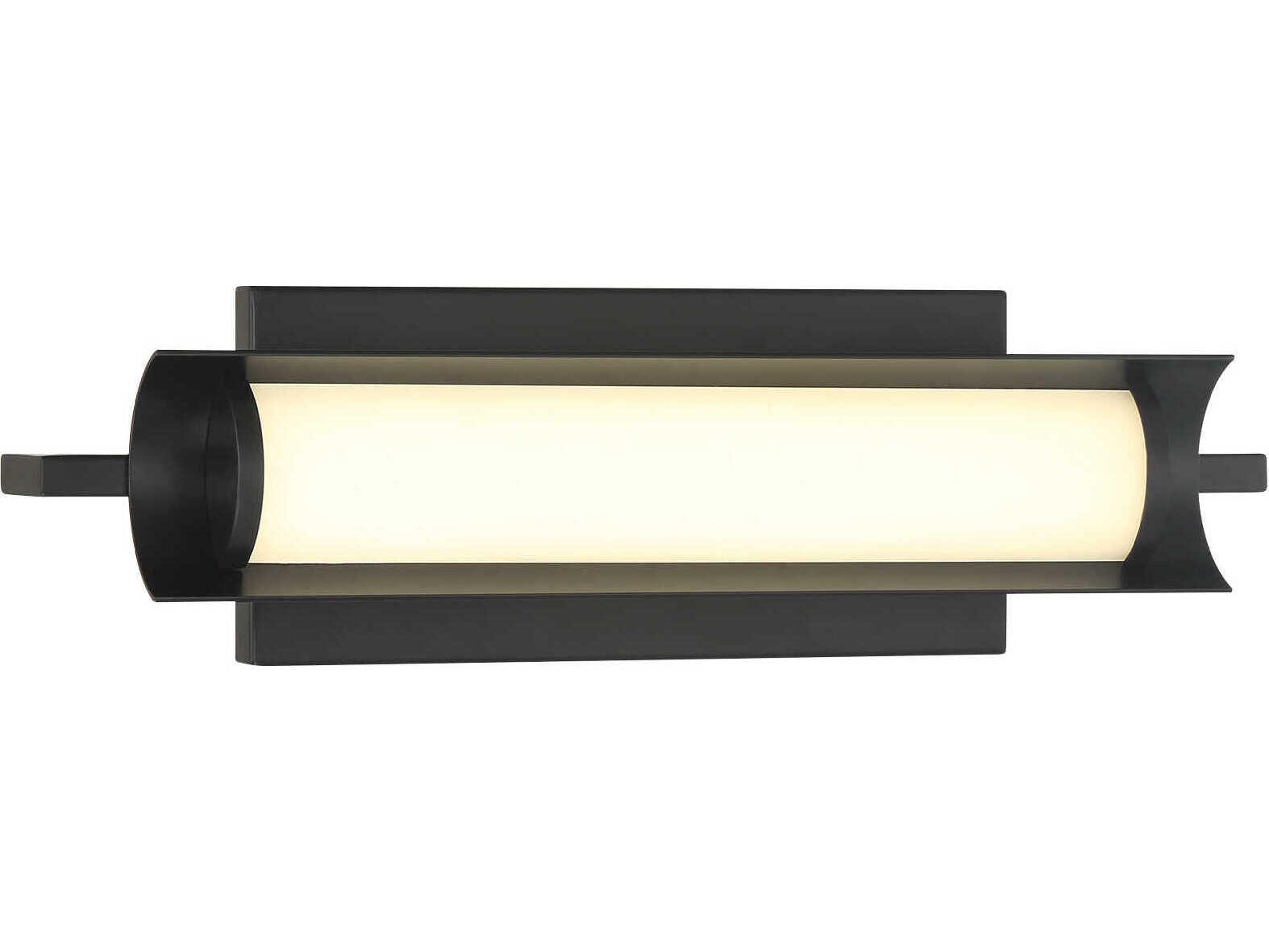 George Kovacs Trizay 1-Light Coal Black Vanity Light