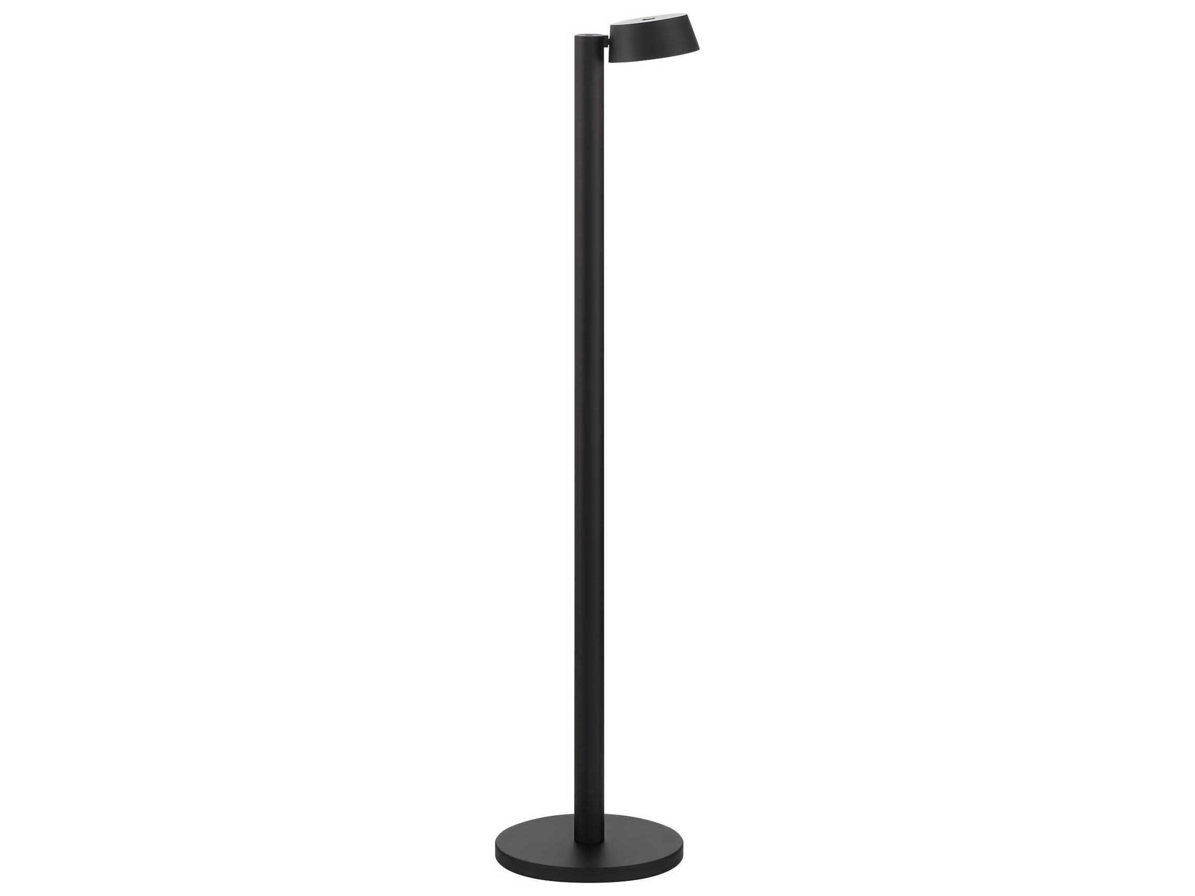 George Kovacs Task Portables Coal Black Floor Lamp