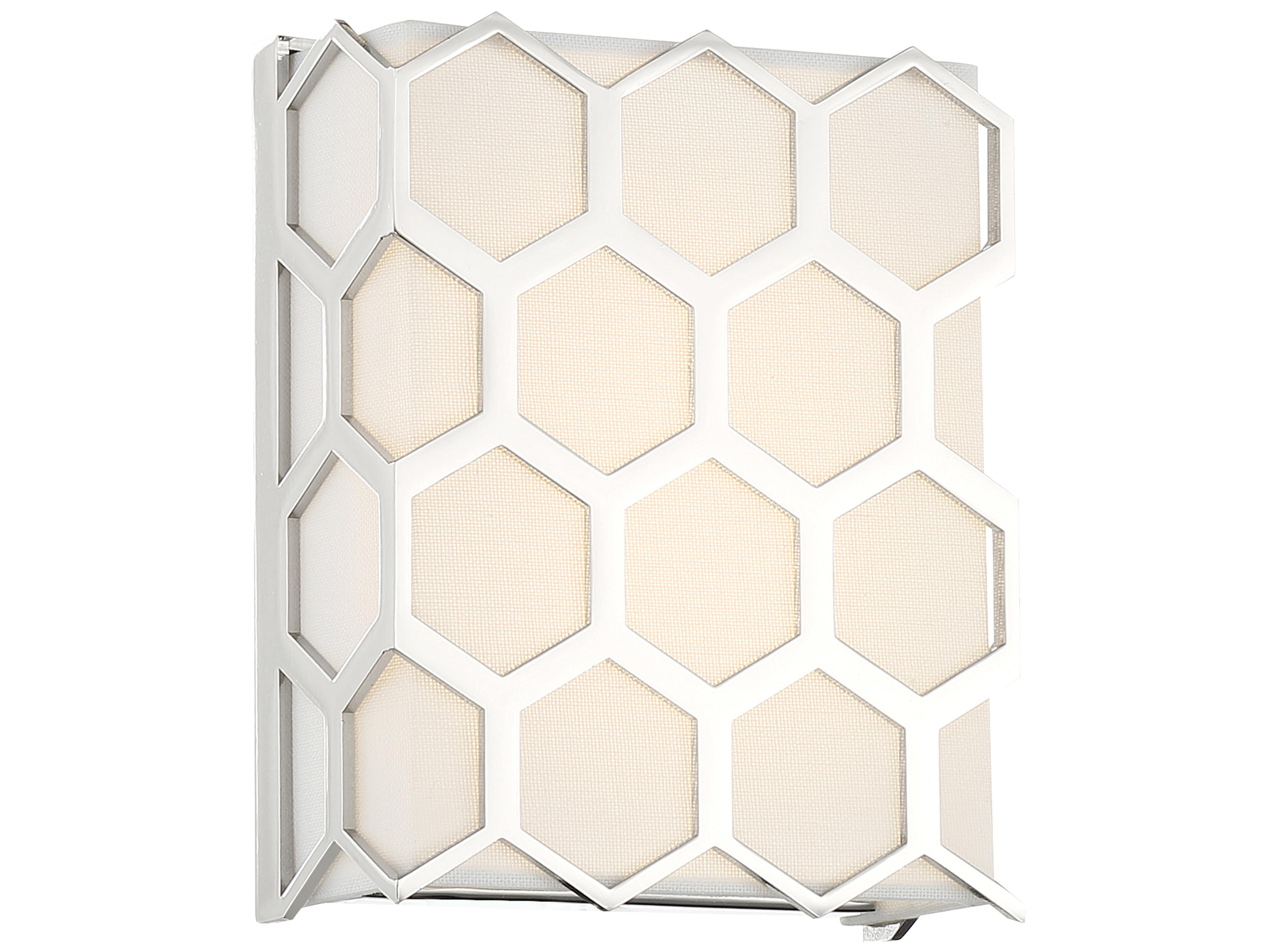 George Kovacs Missing Link 1-Light Polished Nickel Glass LED Wall Sconce