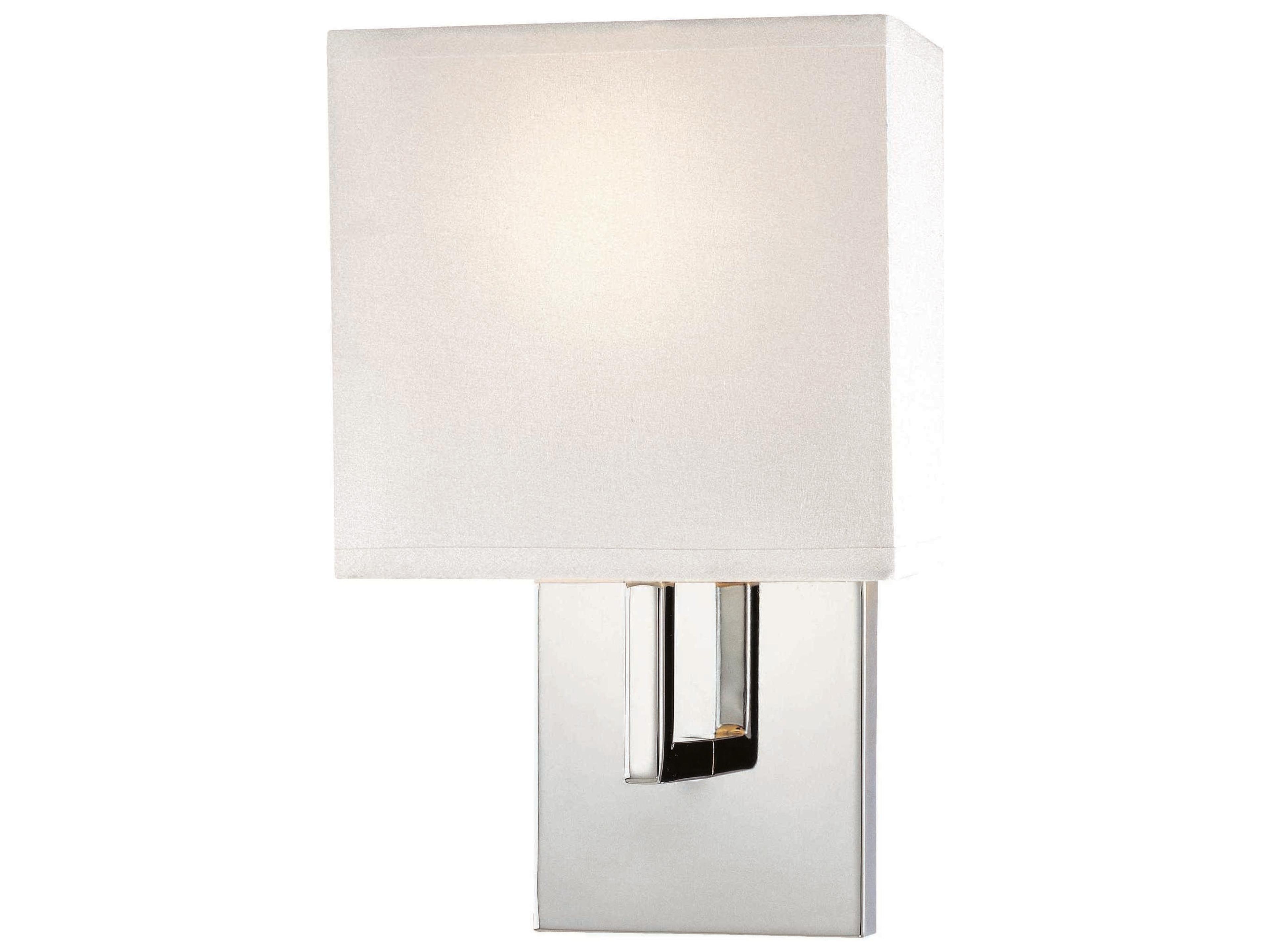 George Kovacs 1-Light Chrome White Wall Sconce