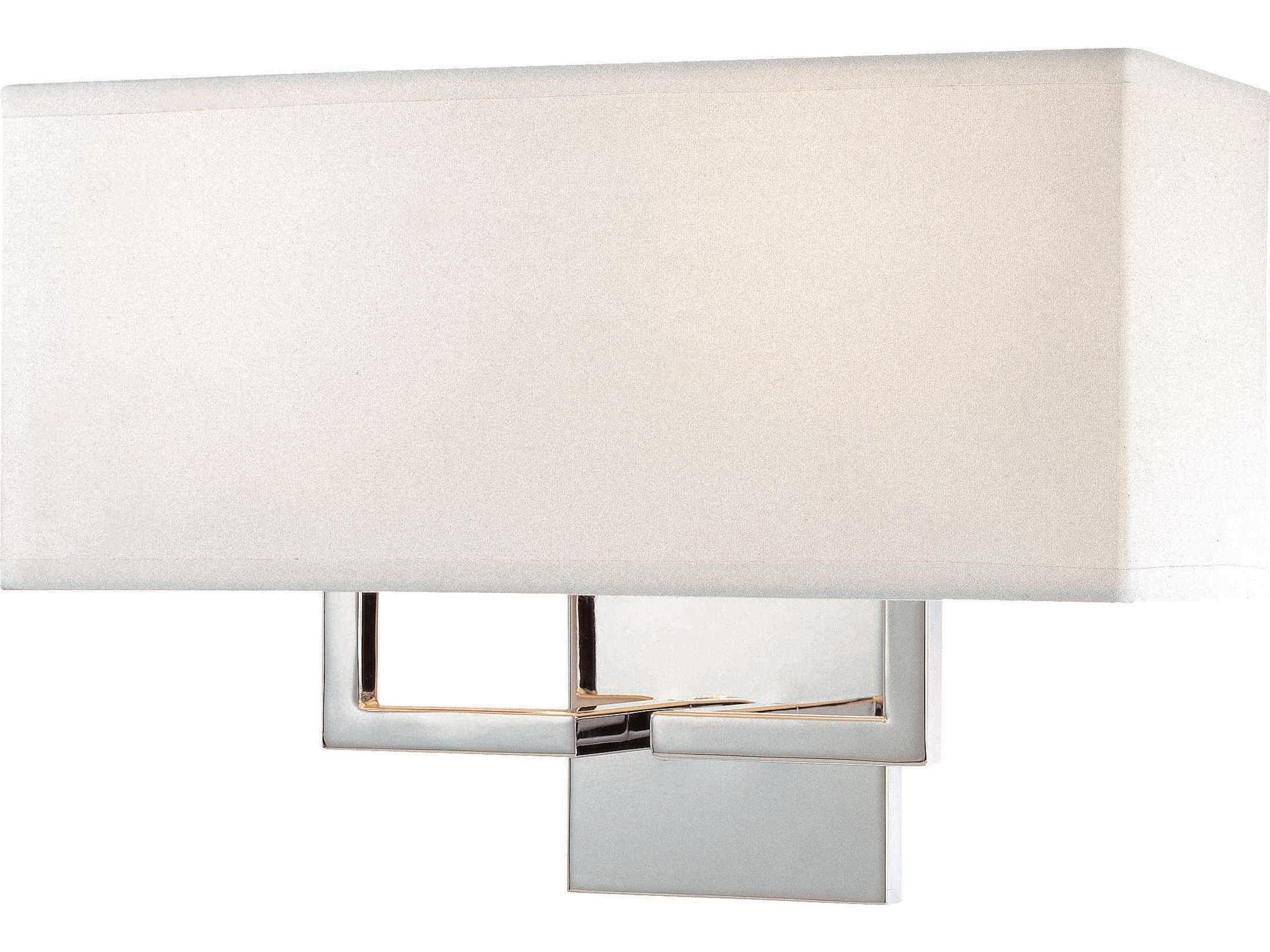 George Kovacs 2-Light Chrome White Wall Sconce