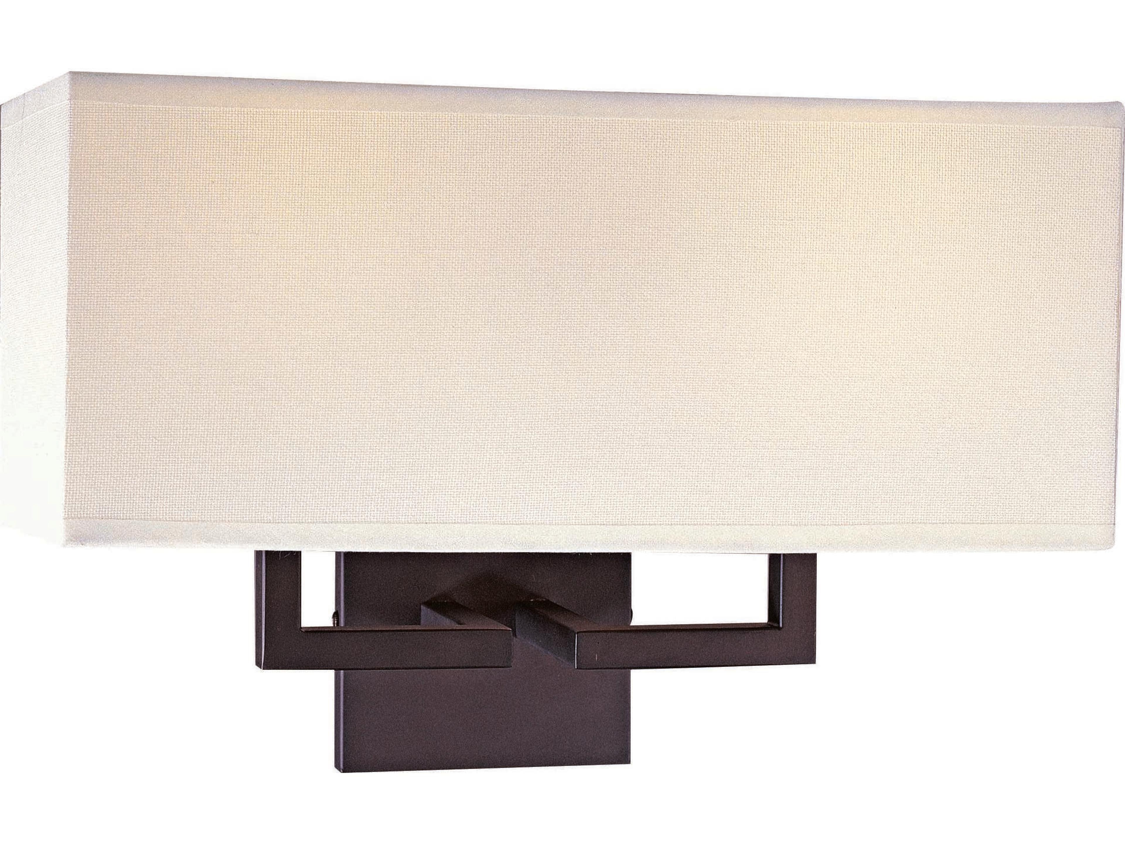 George Kovacs 2-Light Bronze White Wall Sconce
