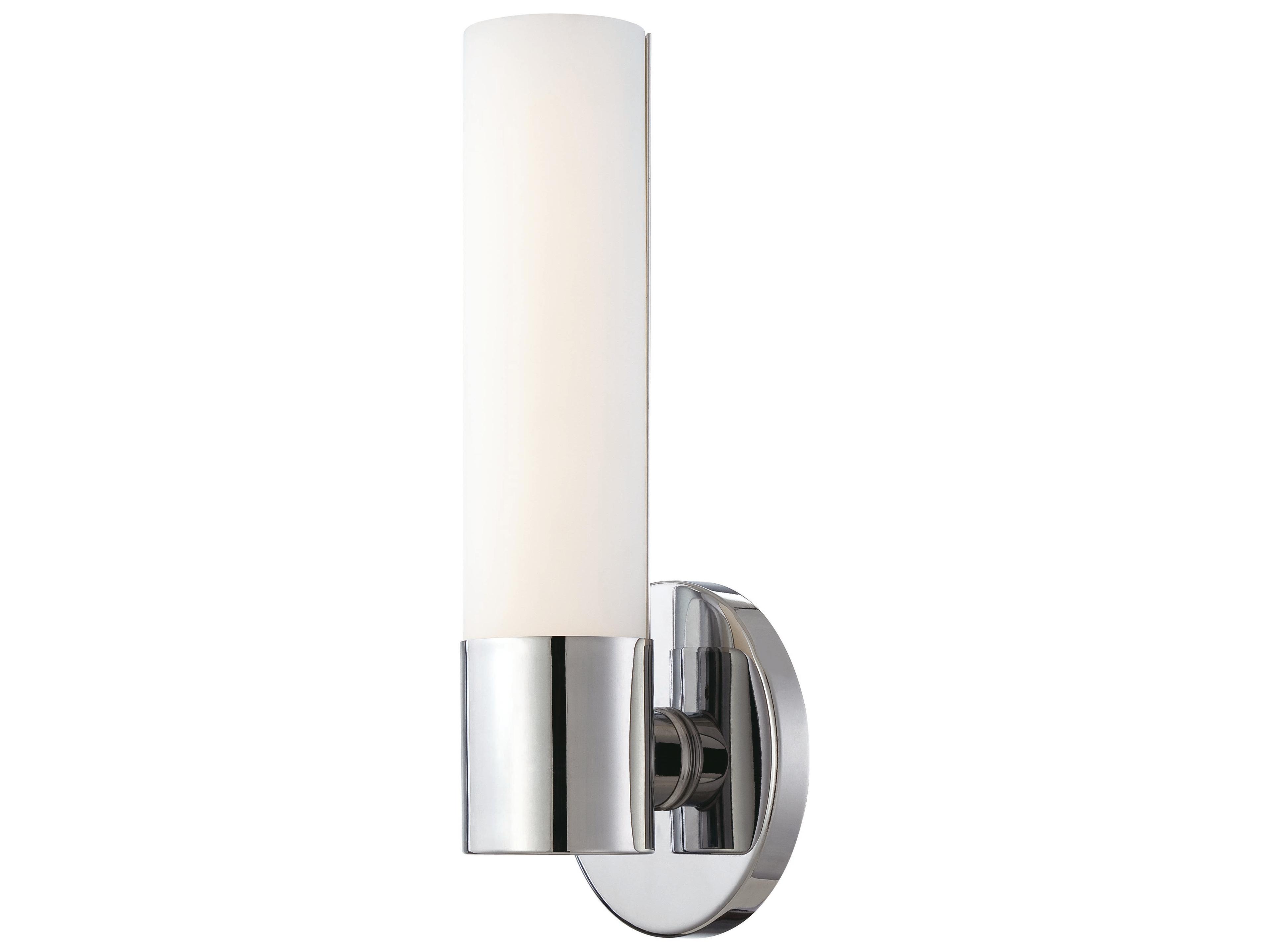 Saber Ii 1-Light Chrome Glass LED Wall Sconce