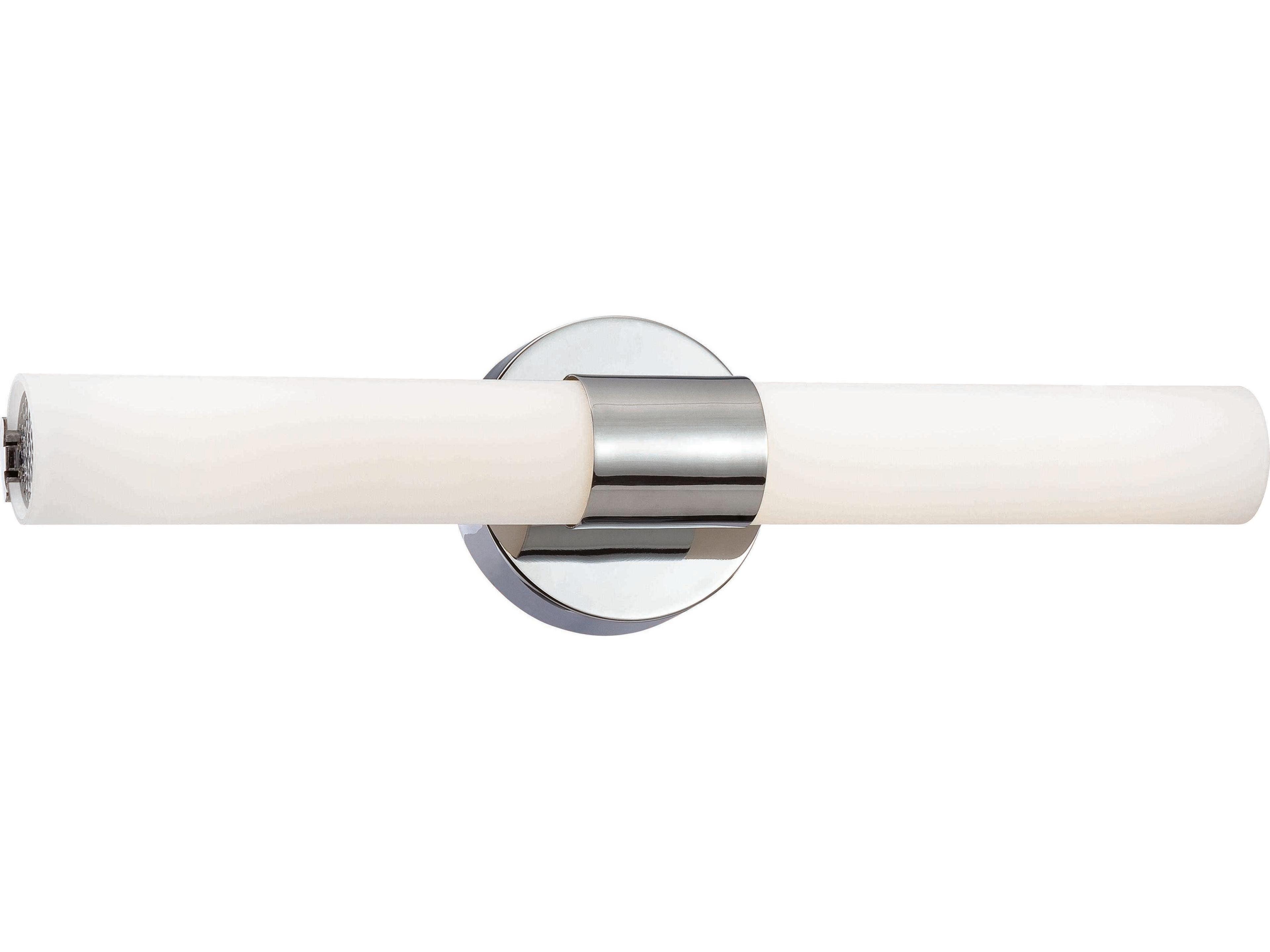 George Kovacs Saber Ii 1-Light Chrome Glass LED Wall Sconce