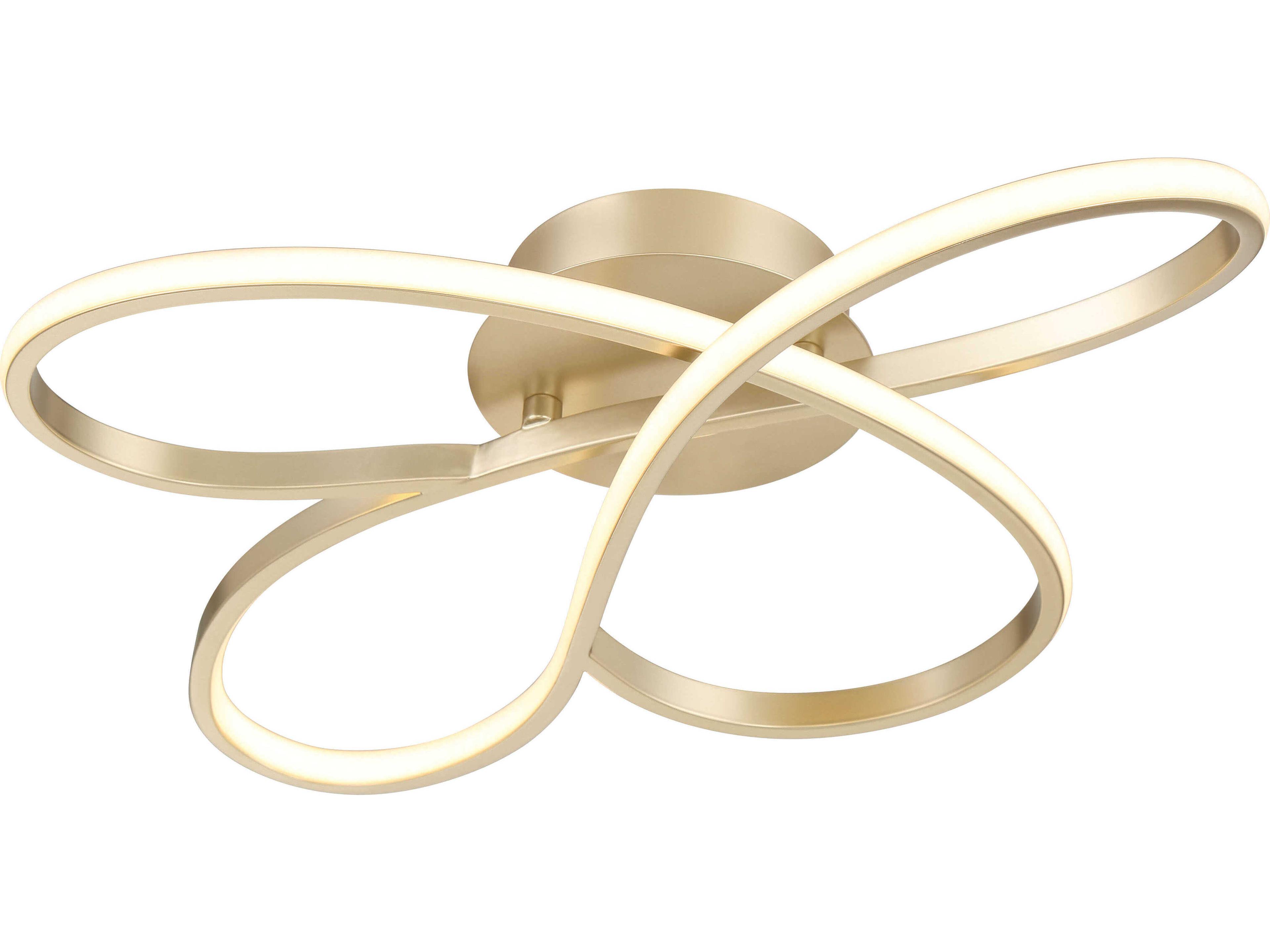 Astor 1-Light Soft Gold LED Flush Mount