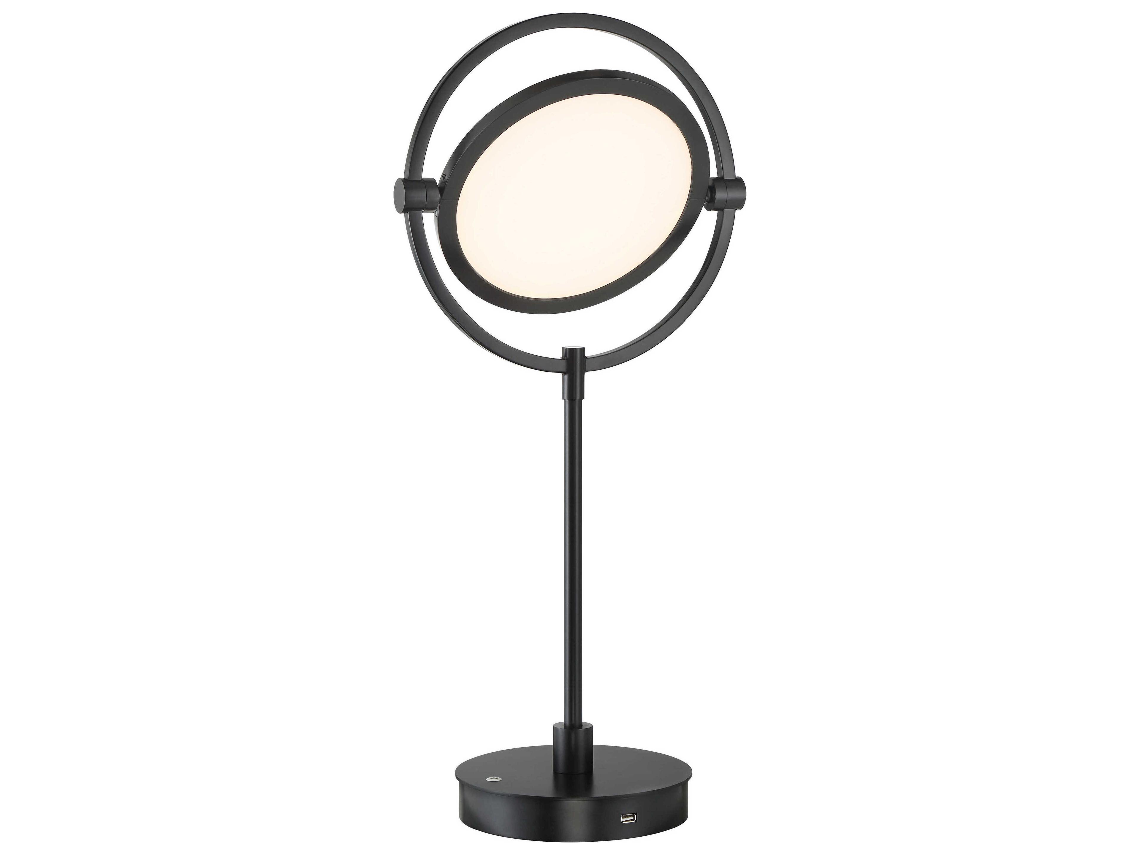 George Kovacs Studio-23 Coal Acrylic Black LED Buffet Lamp