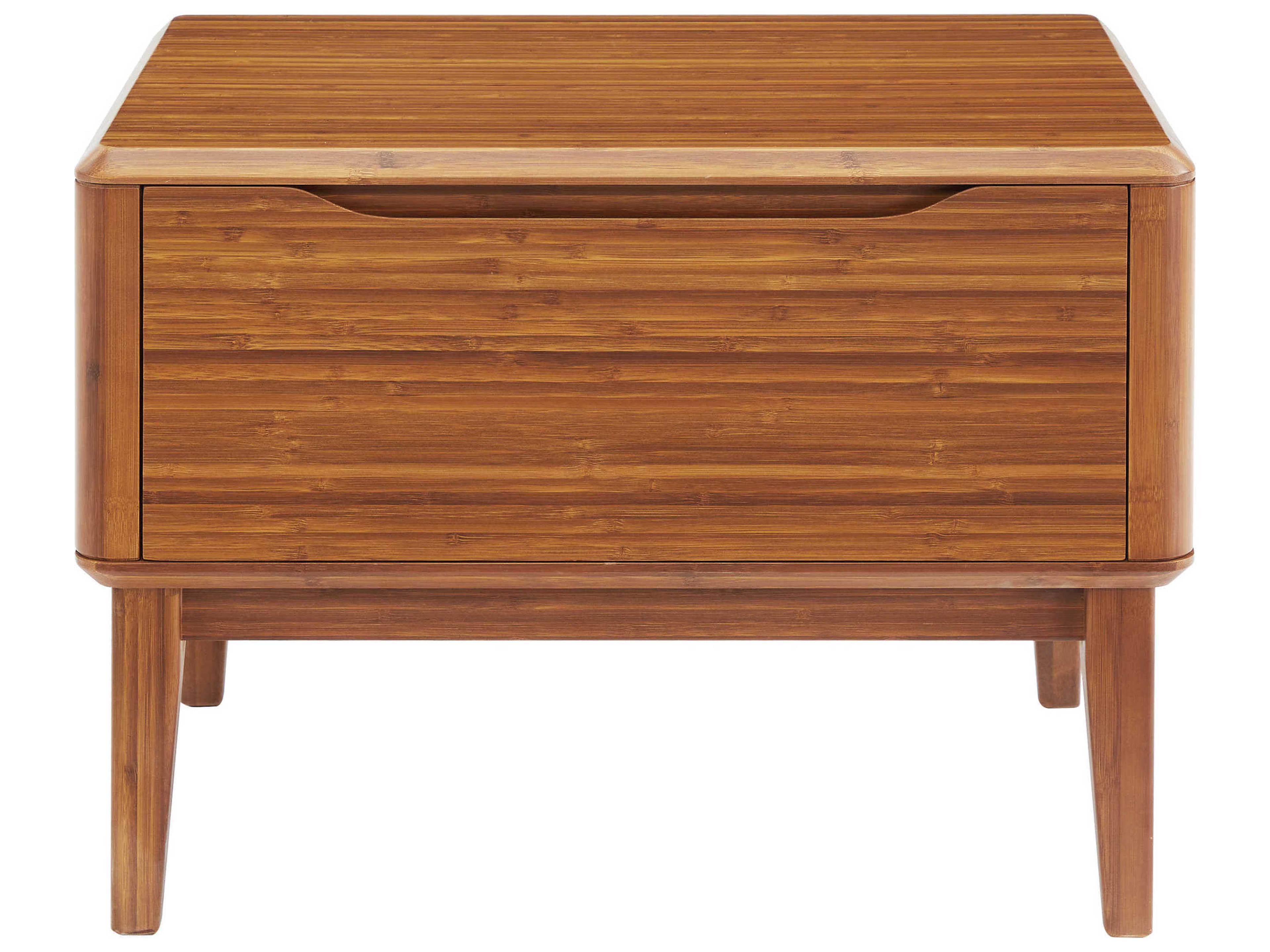 Greenington Currant 1-Drawer Brown Bamboo Wood Nightstand
