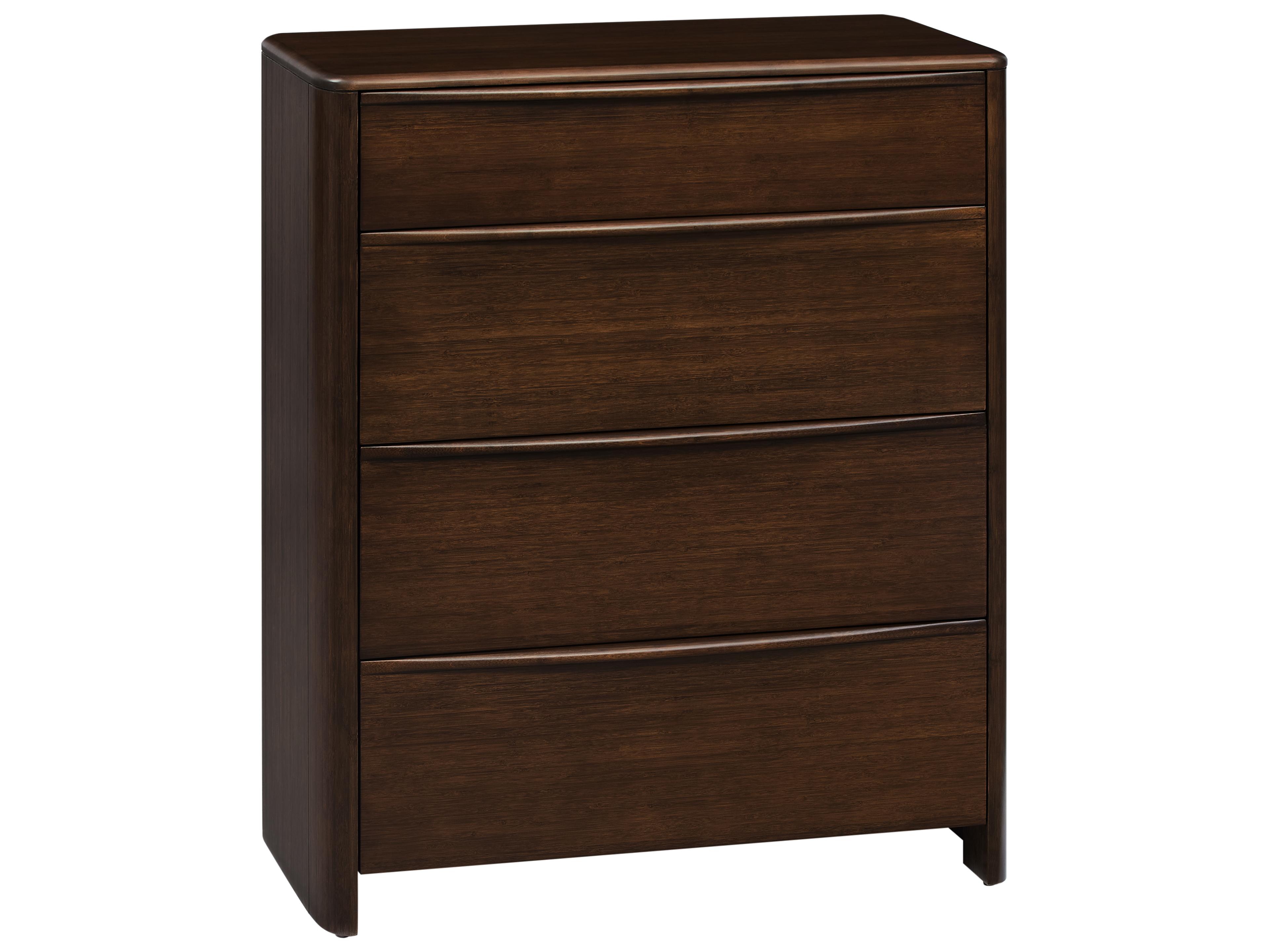 Greenington Catalina Black Walnut Brown Bamboo Wood Accent Chest