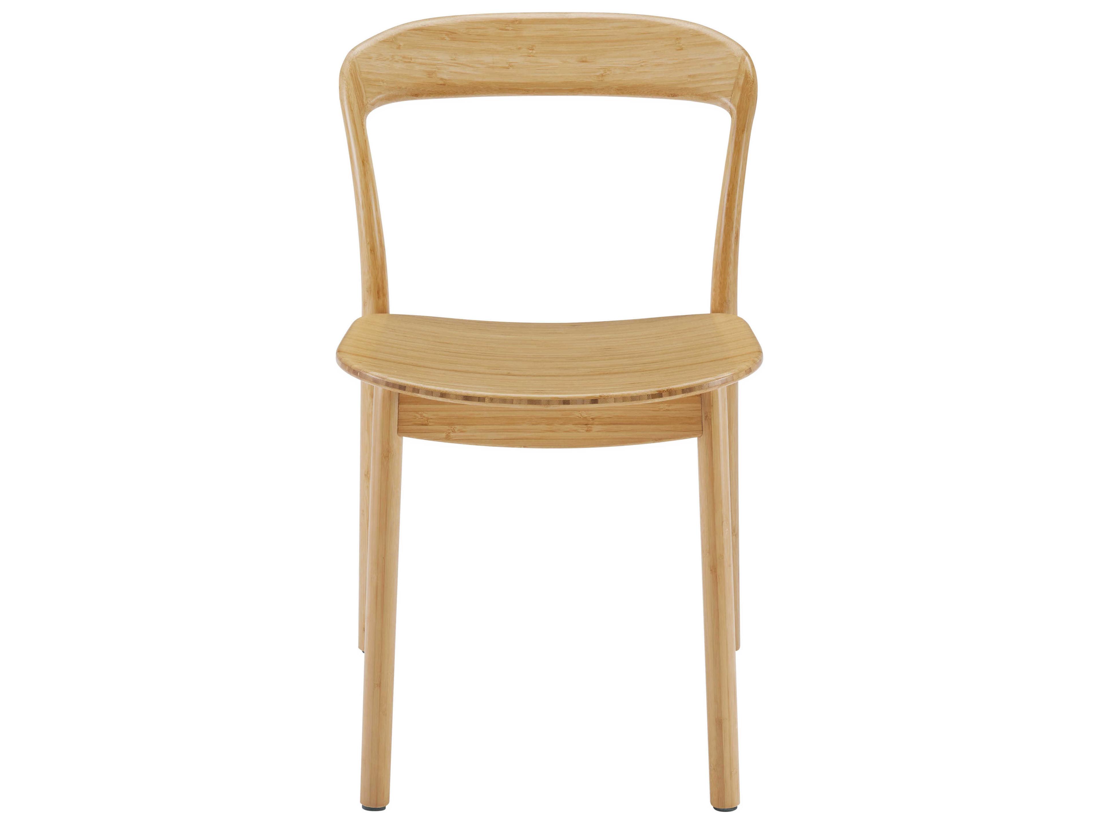 Greenington Hanna Bamboo Wood Brown Side Dining Chair