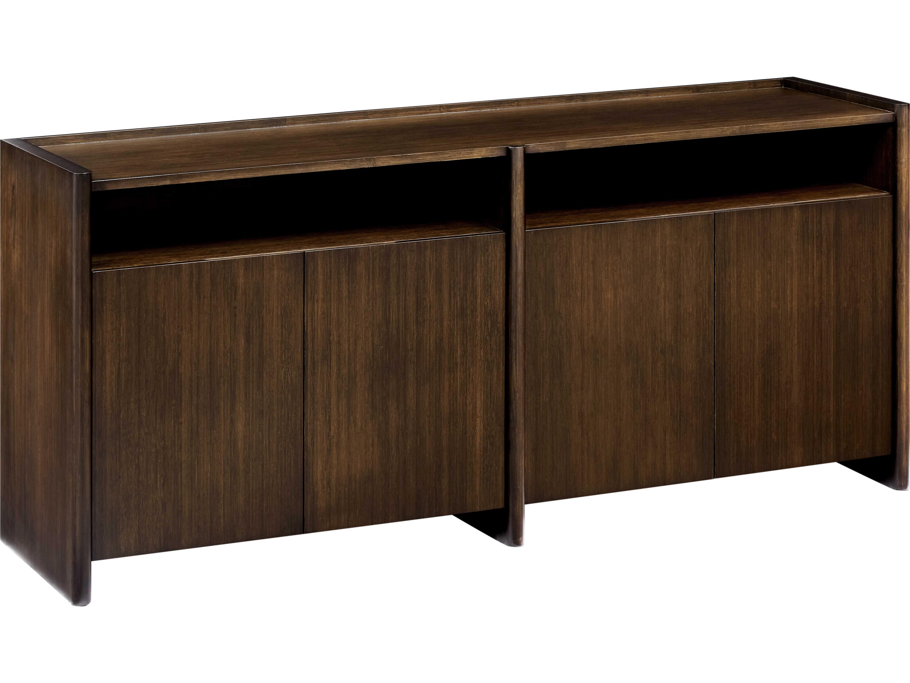 Greenington Hudson 80" Bamboo Wood Black Walnut Sideboard
