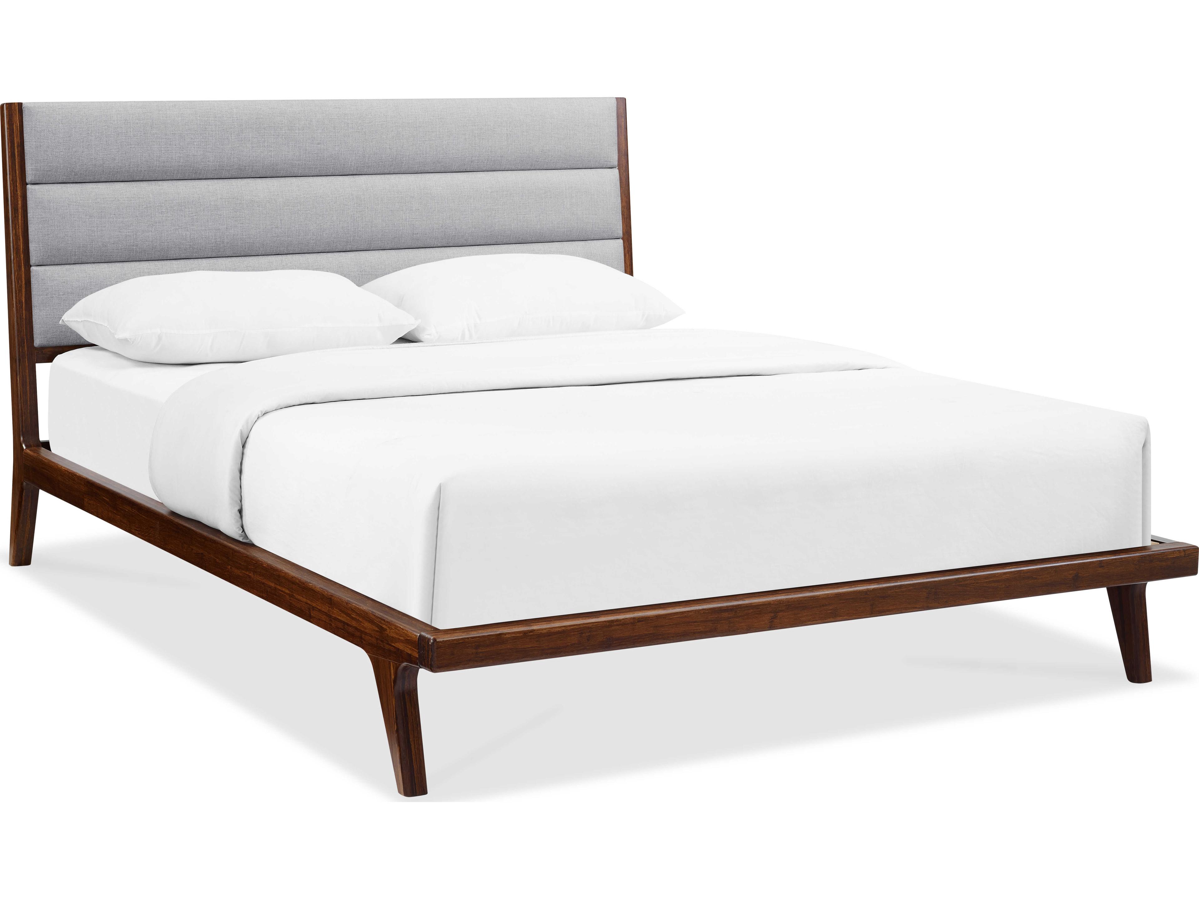 Greenington Mercury Exotic Brown Bamboo Wood Queen Platform Bed