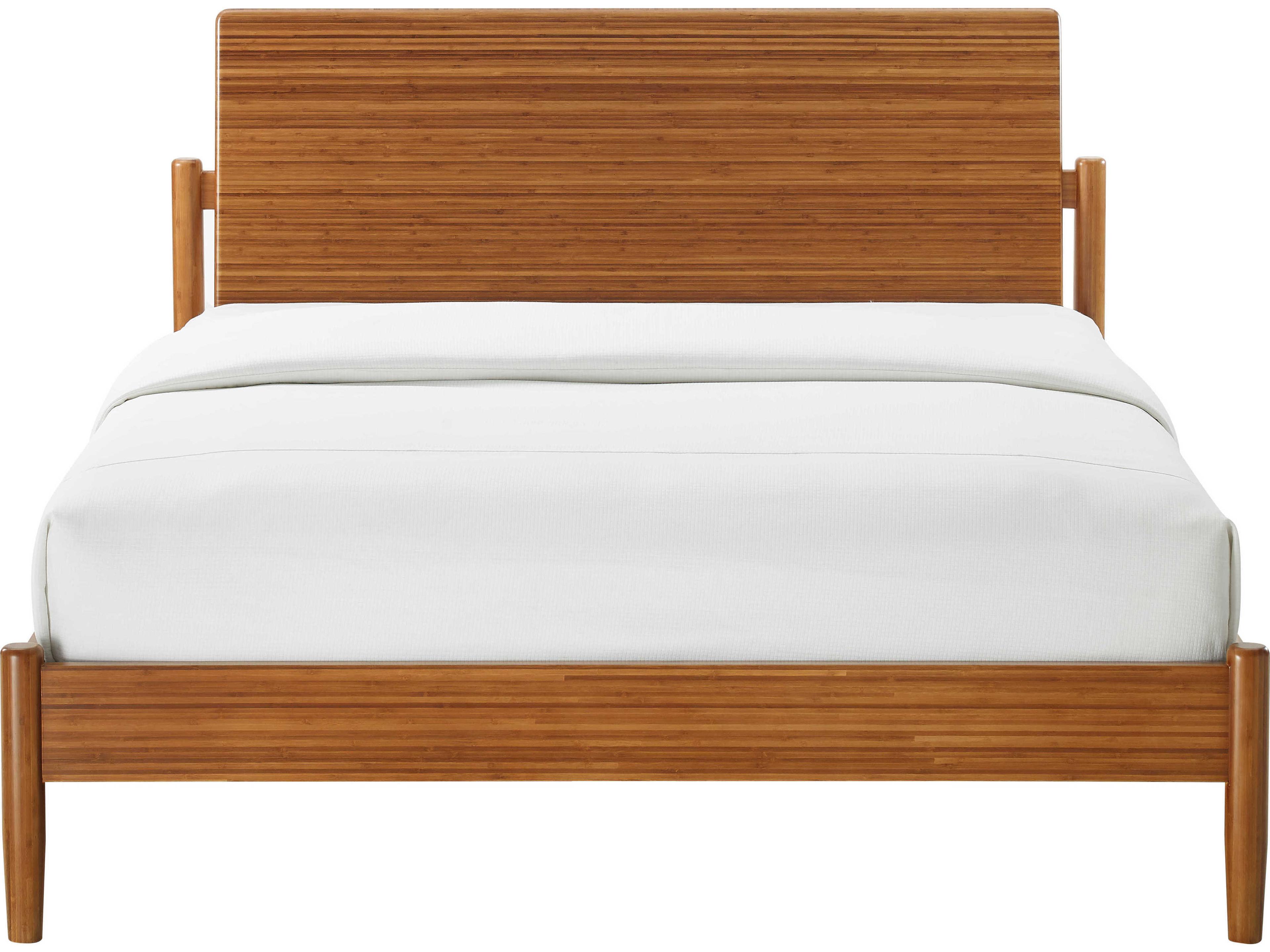 Greenington Monterey Amber Brown Bamboo Wood Queen Platform Bed