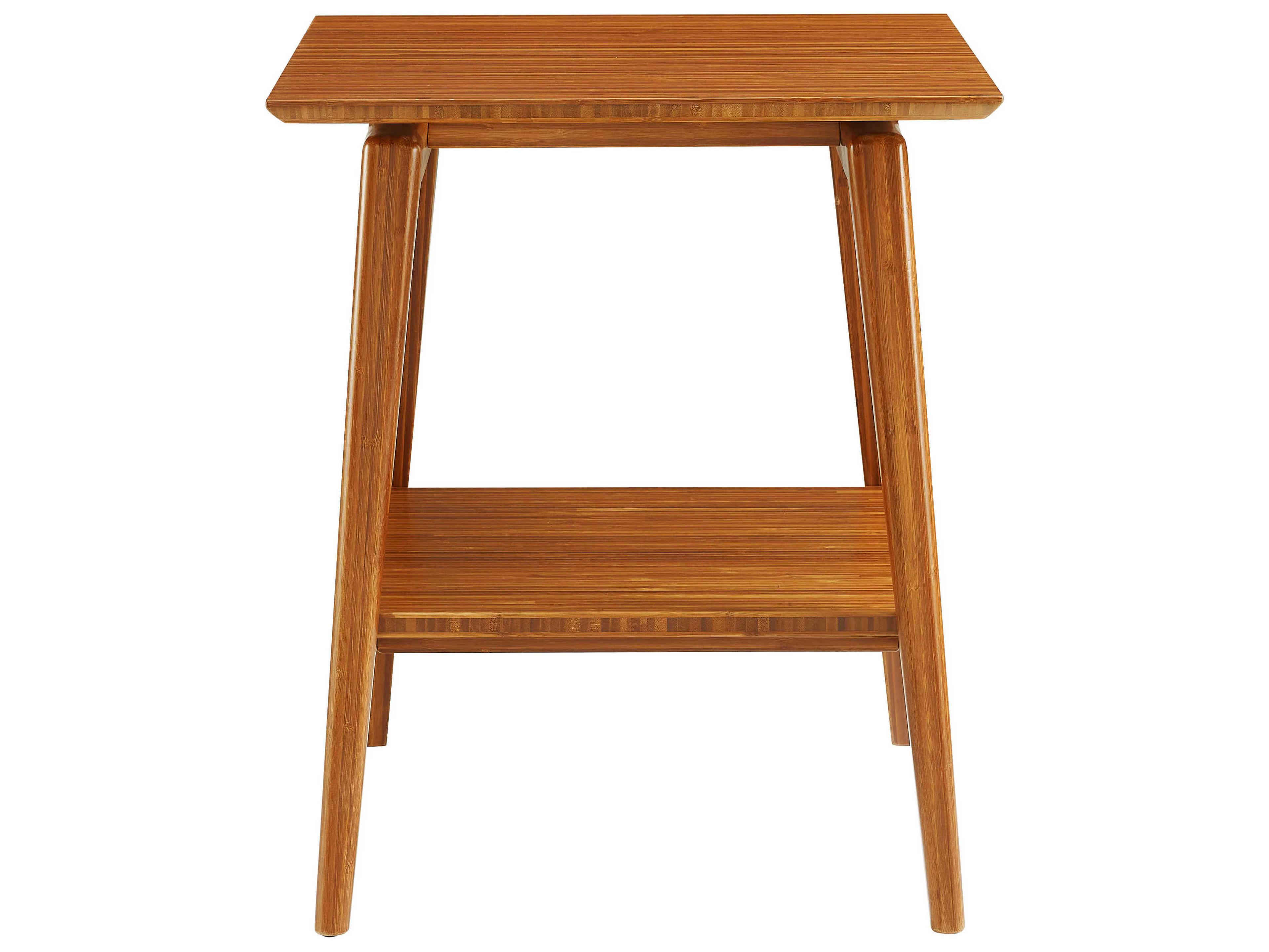 Greenington Antares Square Bamboo Amber End Table
