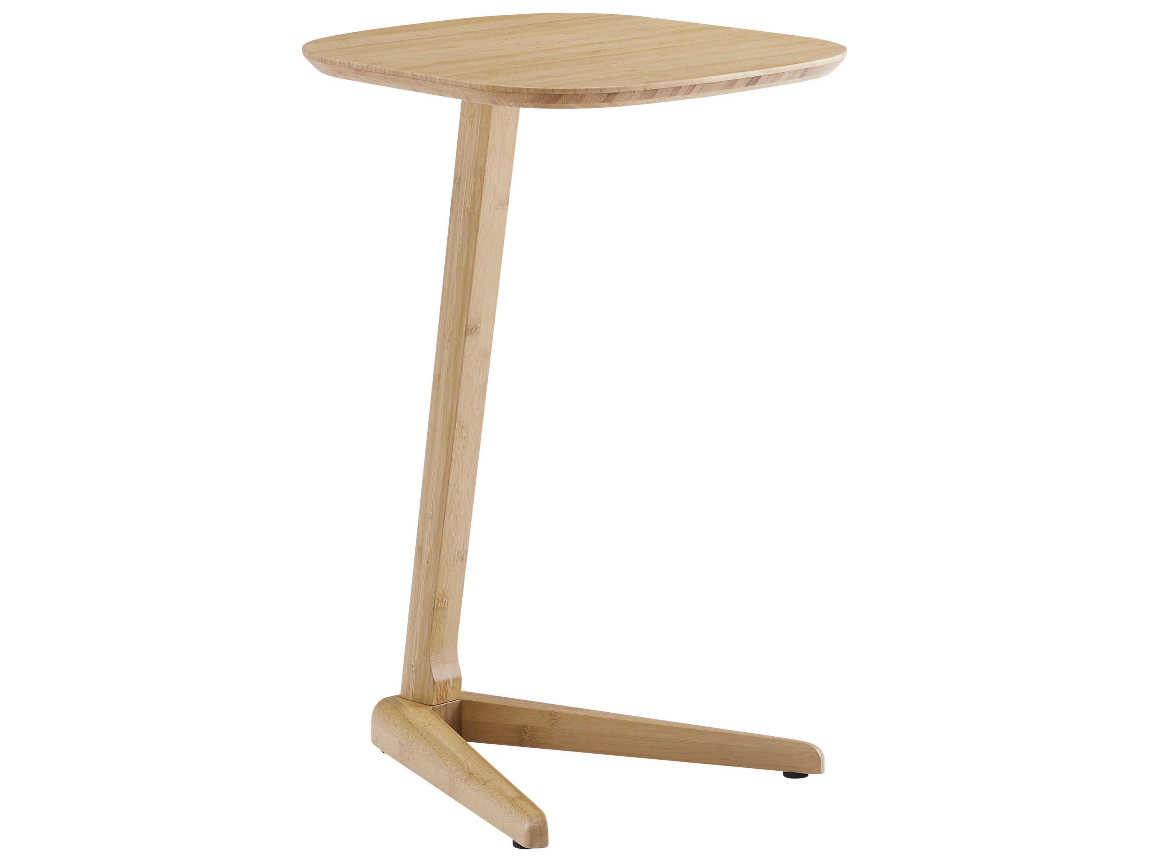 Greenington Accents Square Bamboo Wheat End Table