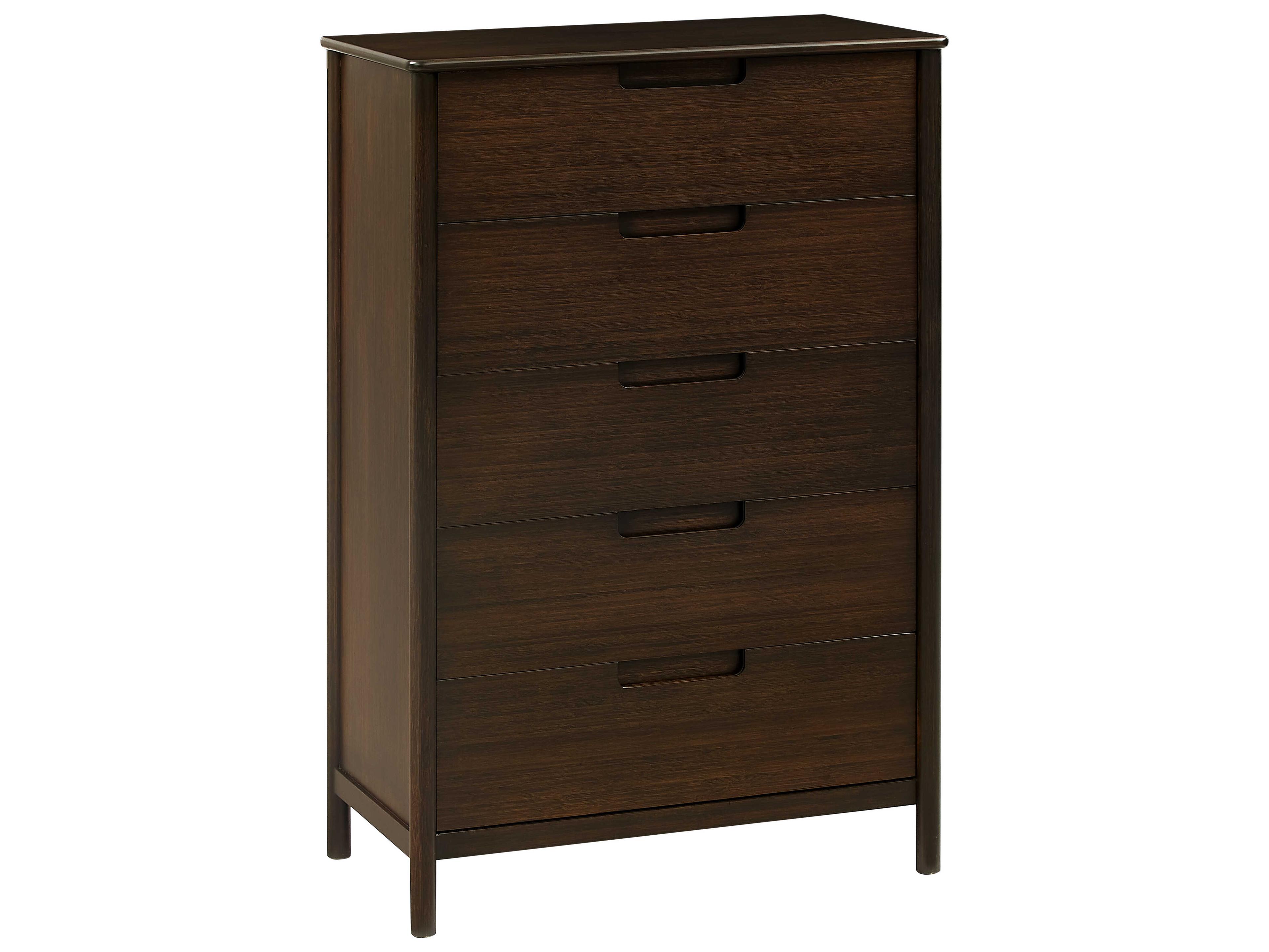 Greenington Weston Black Walnut Brown Bamboo Wood Accent Chest