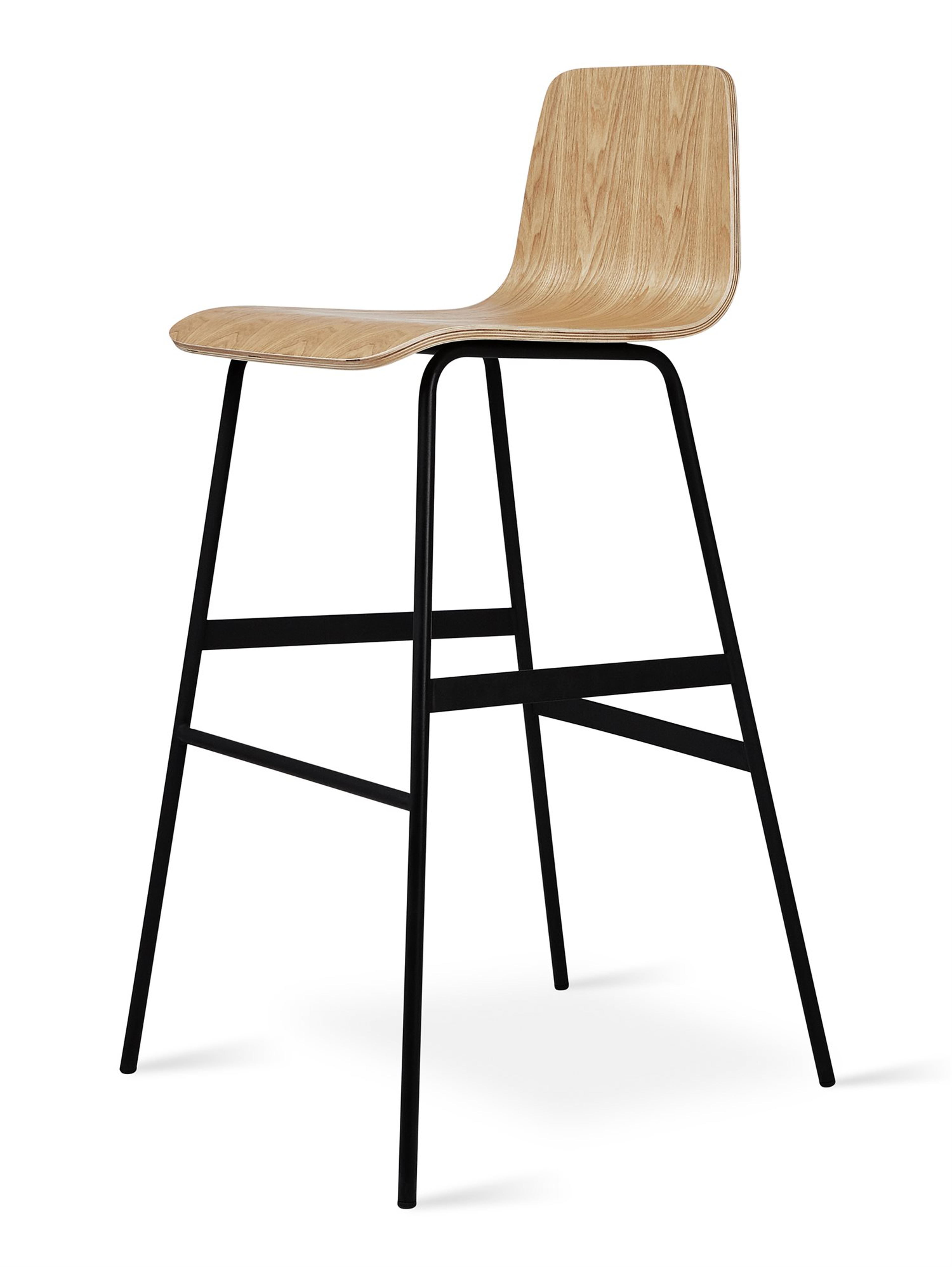 Lecture Ash Wood Natural Bar Stool